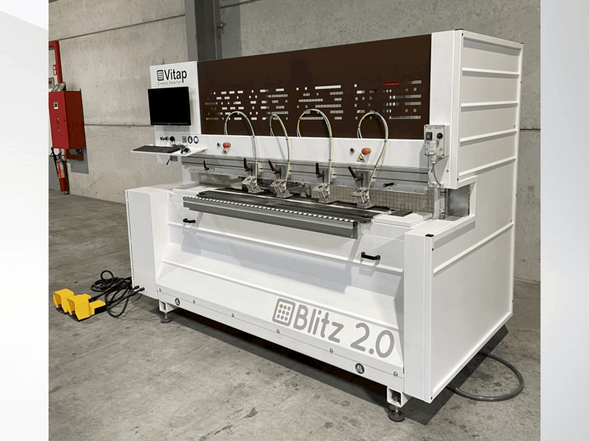 Vooraanzicht van VITAP BLITZ 2.0 machine