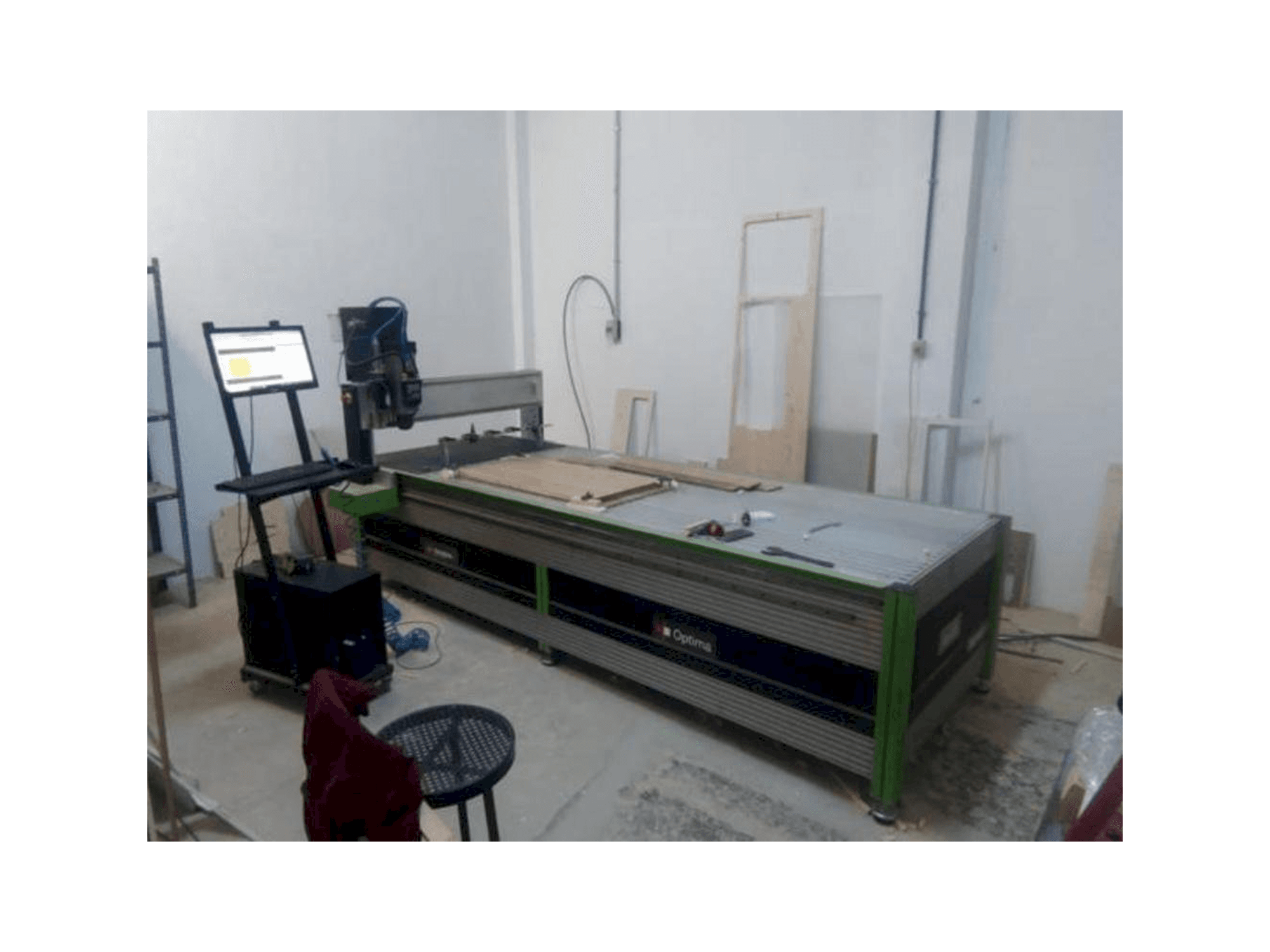 Vooraanzicht van OPTIMA 2510 machine