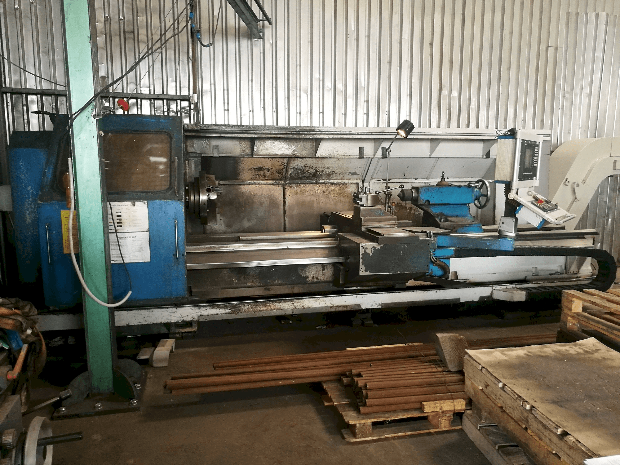 Linkerzijdeaanzicht van Heidenreich & Harbeck Hamburg 840 machine