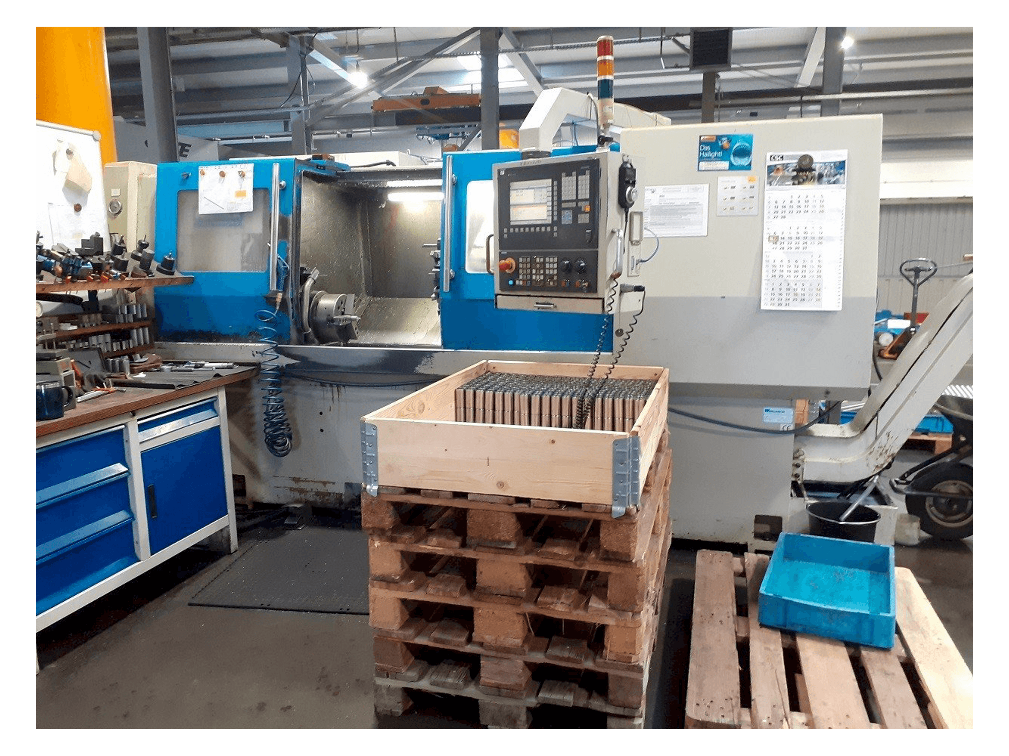Vooraanzicht van WAGNER Siemens WDS 560x1250 machine