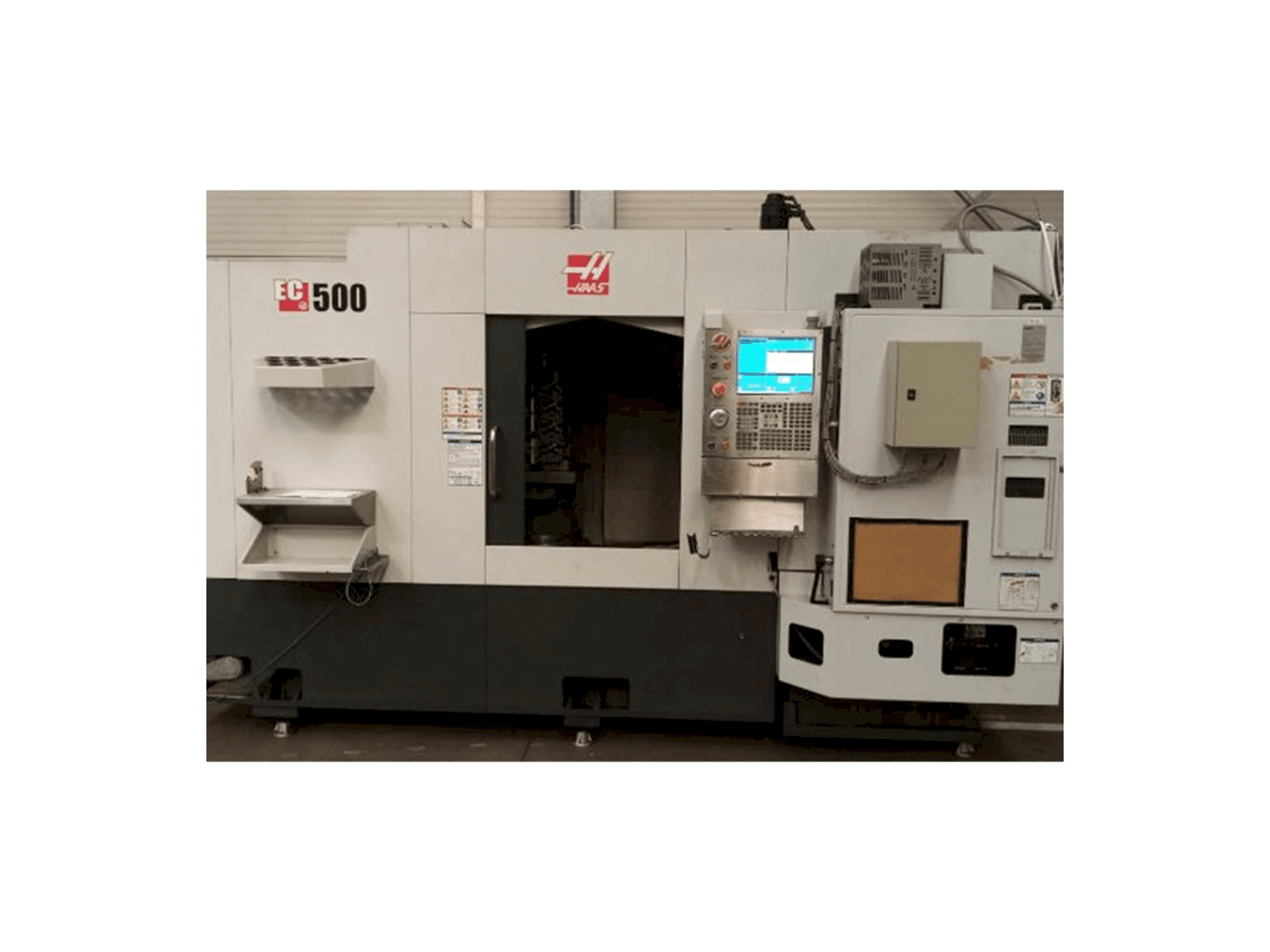 Vooraanzicht van HAAS EC-500 machine