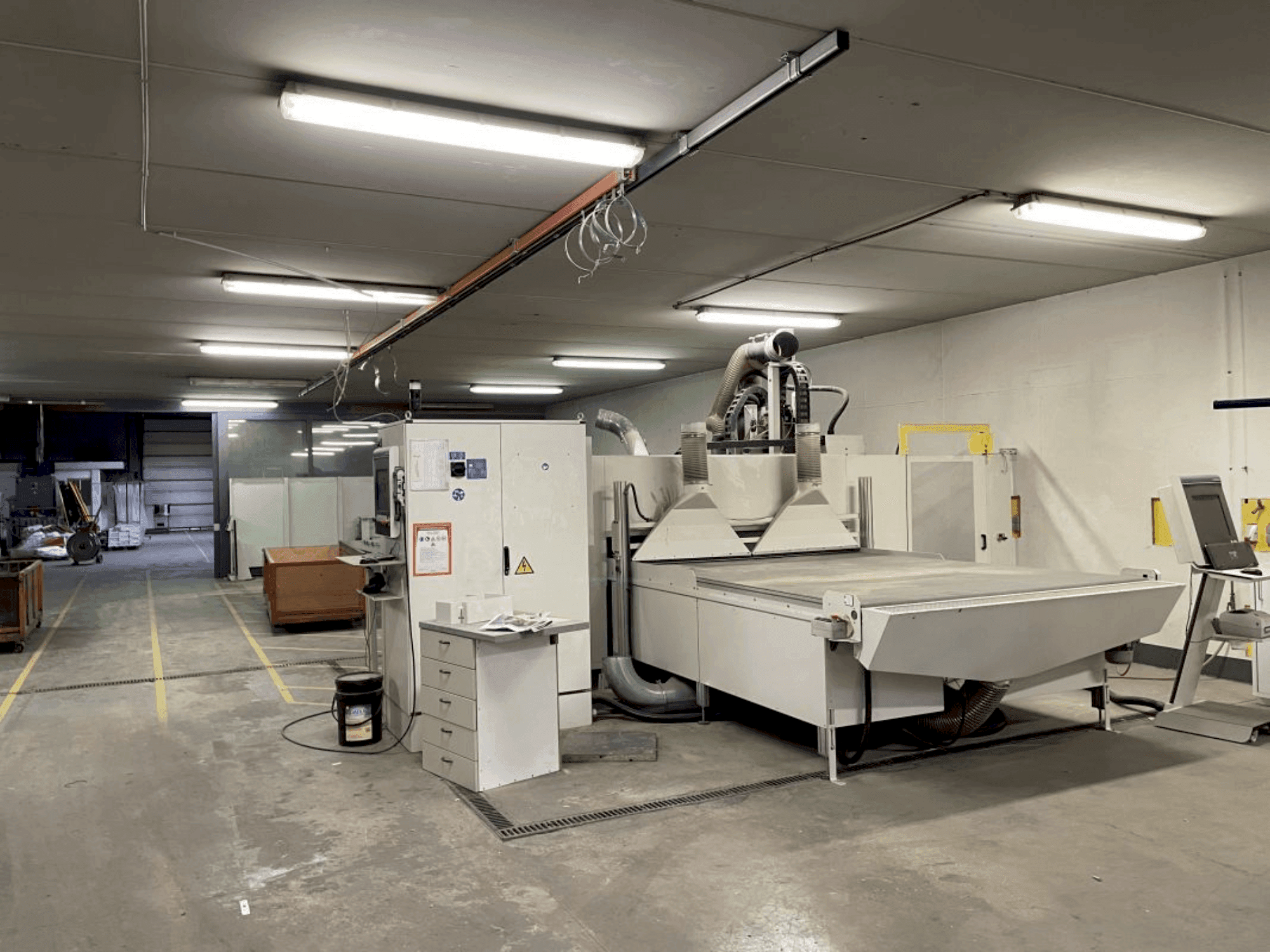 Vooraanzicht van SCM Morbidelli Author M400 machine