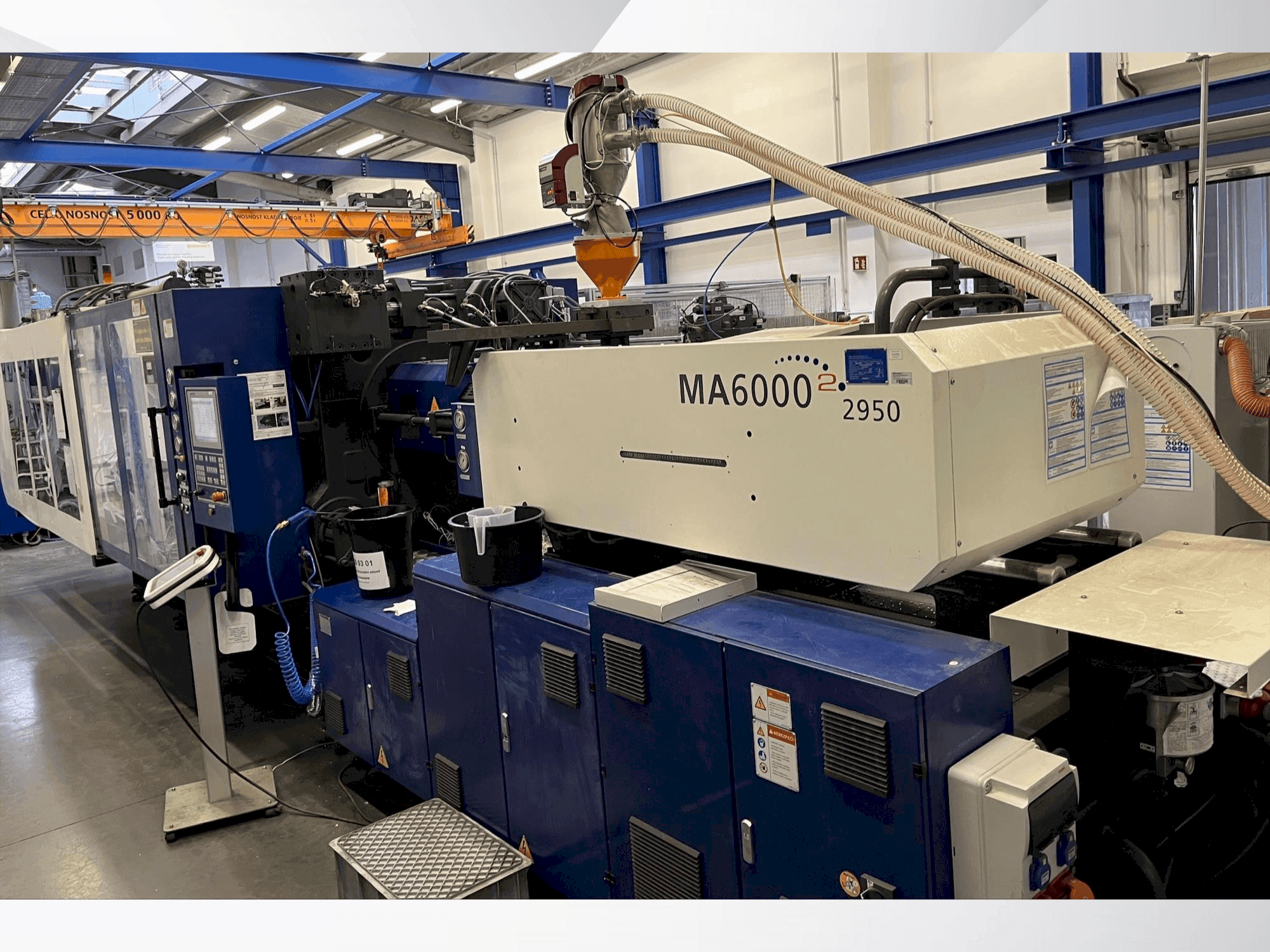 Vooraanzicht van HAITIAN MARS MA6000 II machine