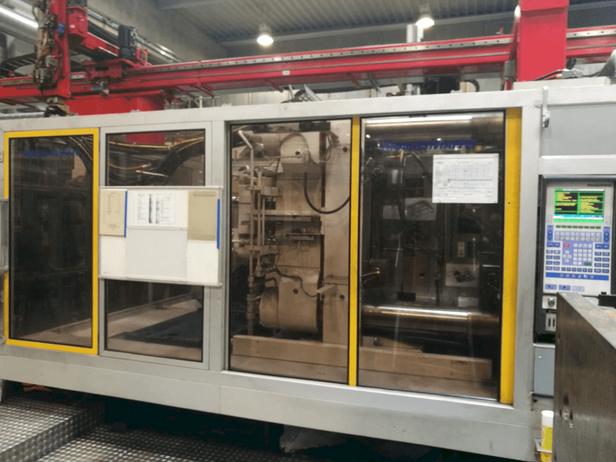 Vooraanzicht van Krauss Maffei 800-4350 MC machine