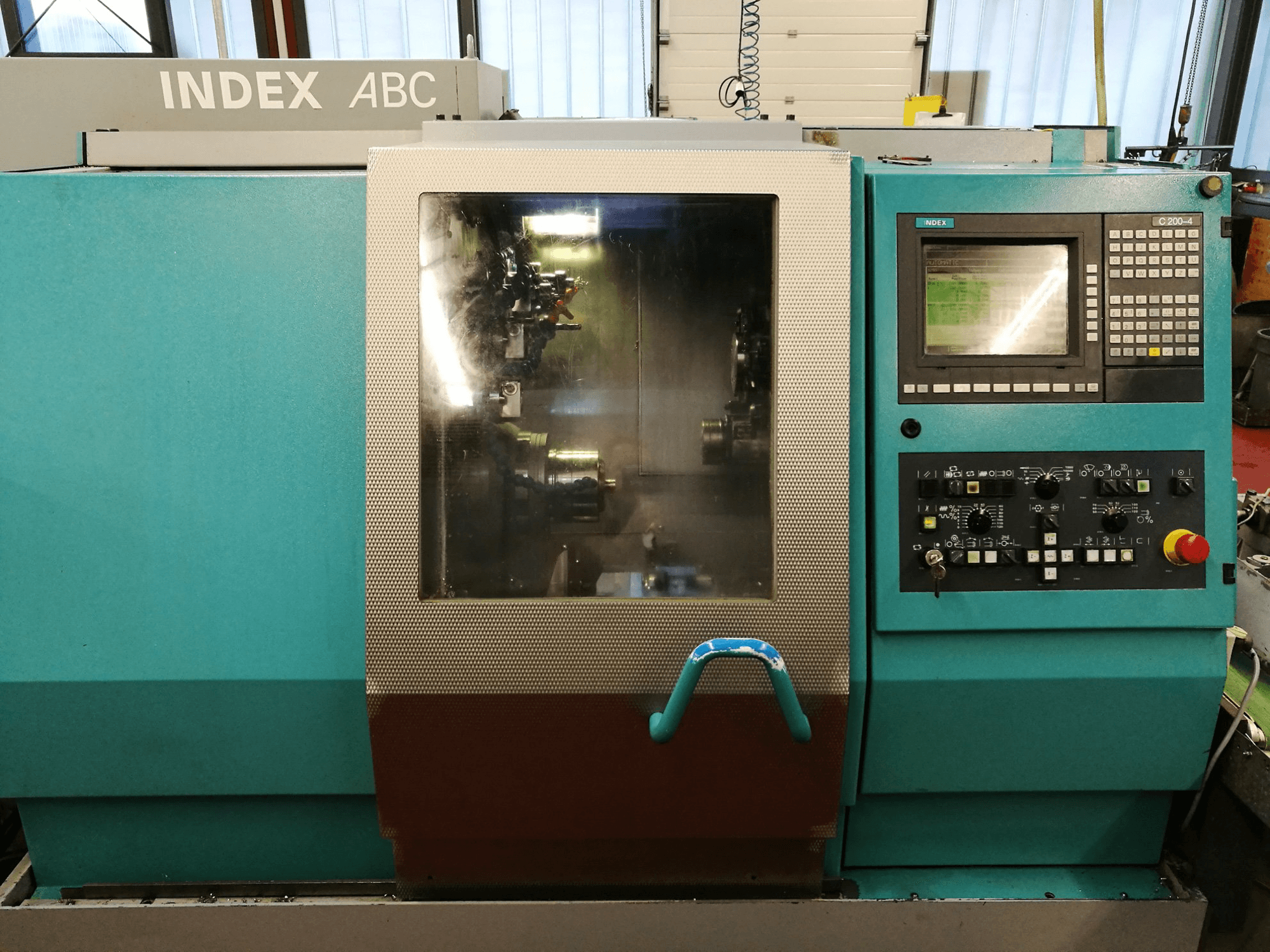 Vooraanzicht van Index ABC machine