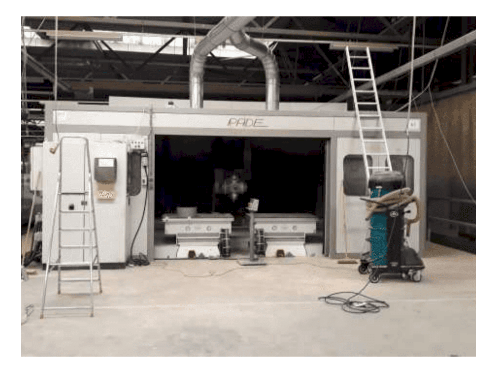 Vooraanzicht van PADE UNI 5 concept machine