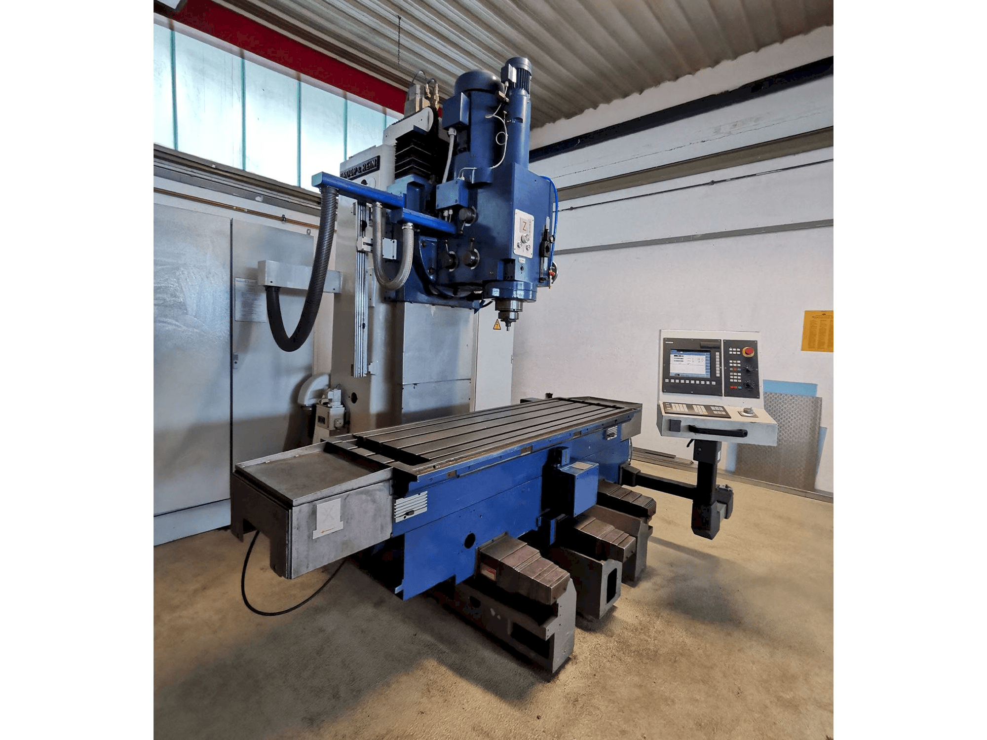 Vooraanzicht van Droop & Rein FS 100 ke machine