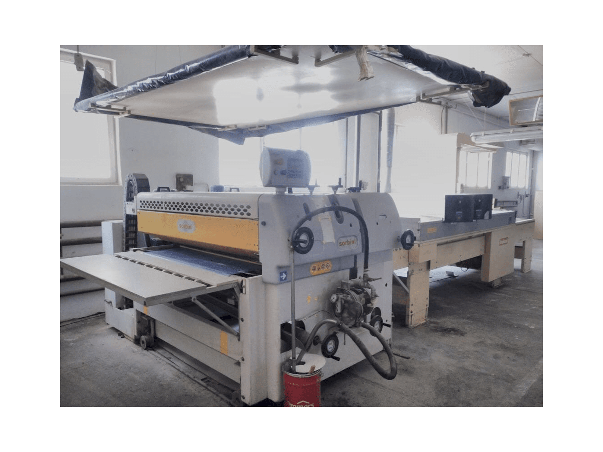 Vooraanzicht van SORBINI smartcoater sp1 machine