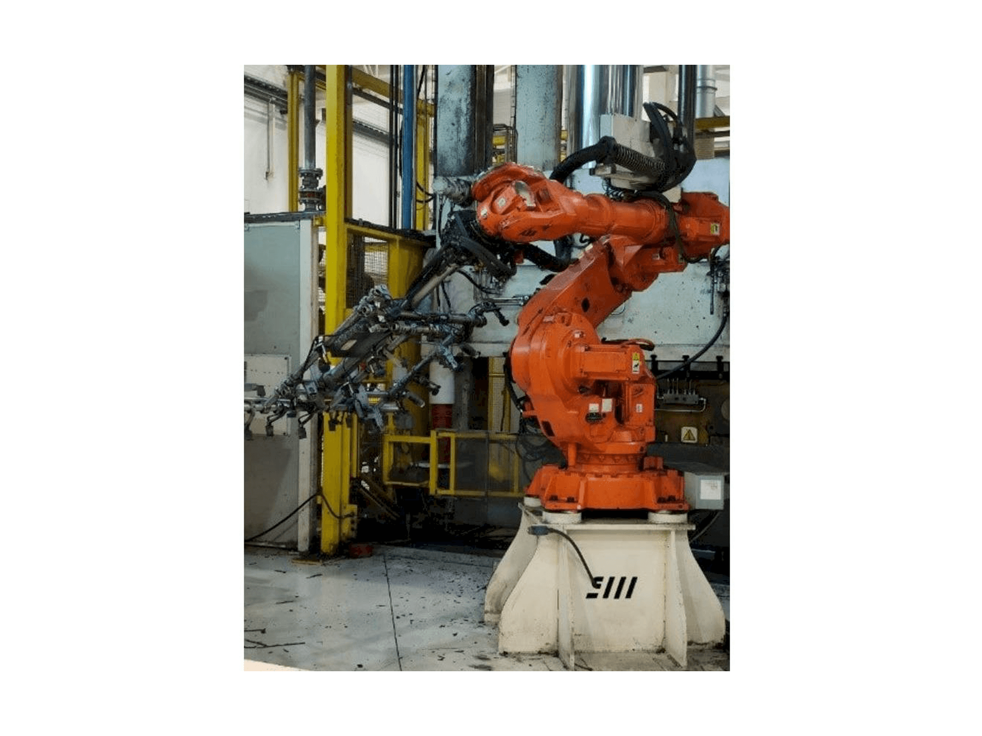 Vooraanzicht van ABB IRB 6640-185/2.8 machine