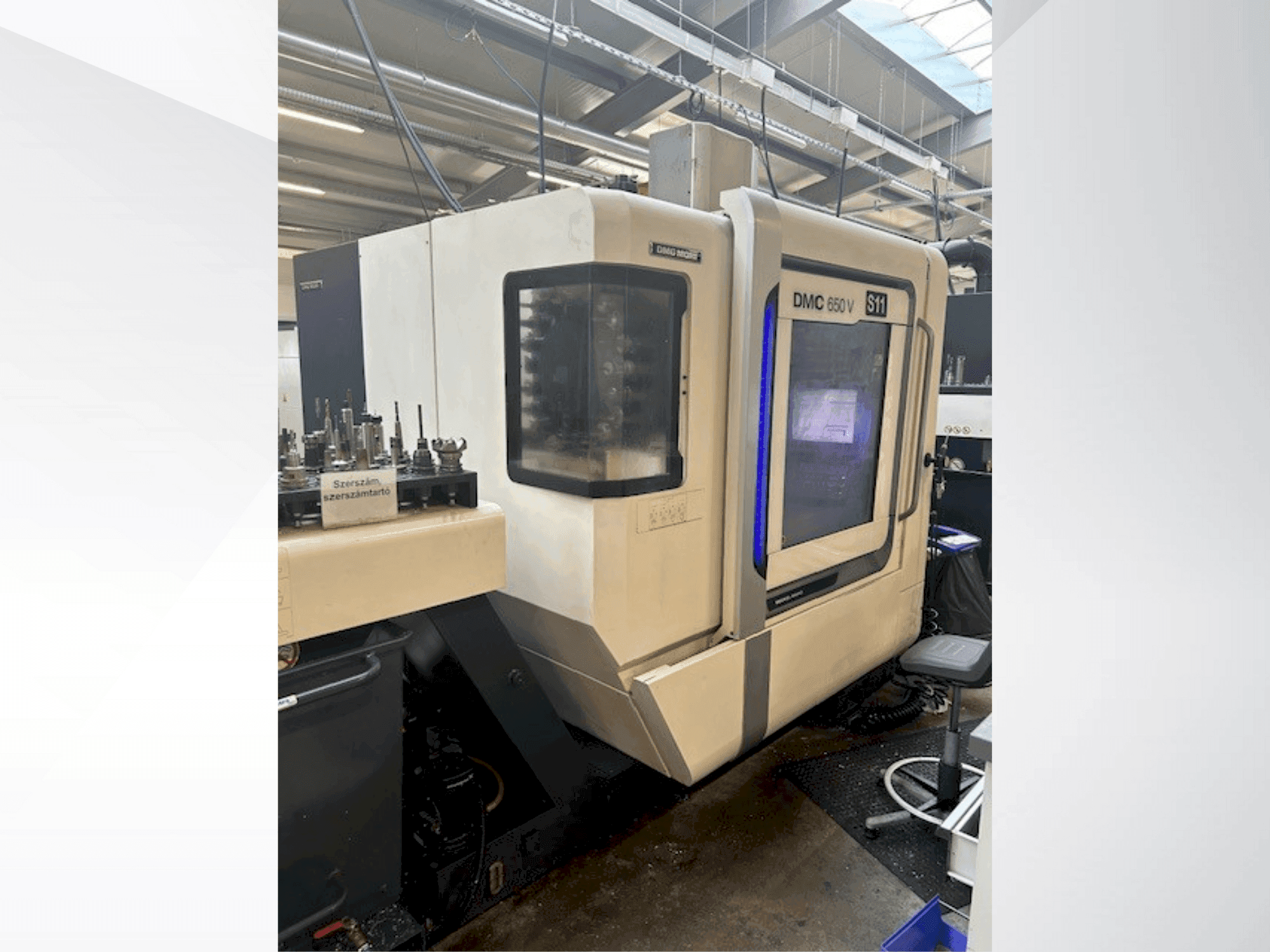 Vooraanzicht van DMG MORI DMC 650 V machine