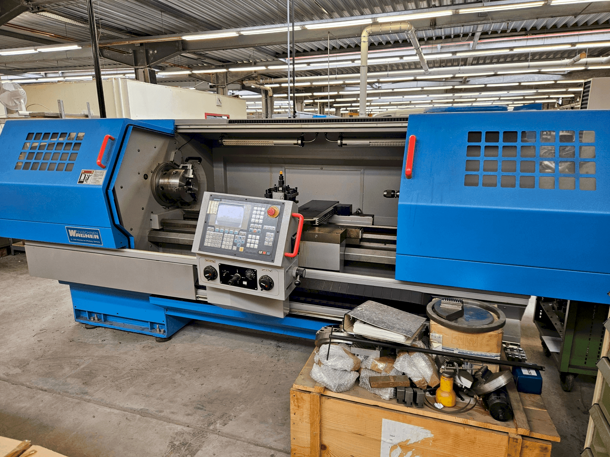 Vooraanzicht van WAGNER WDE 500 machine