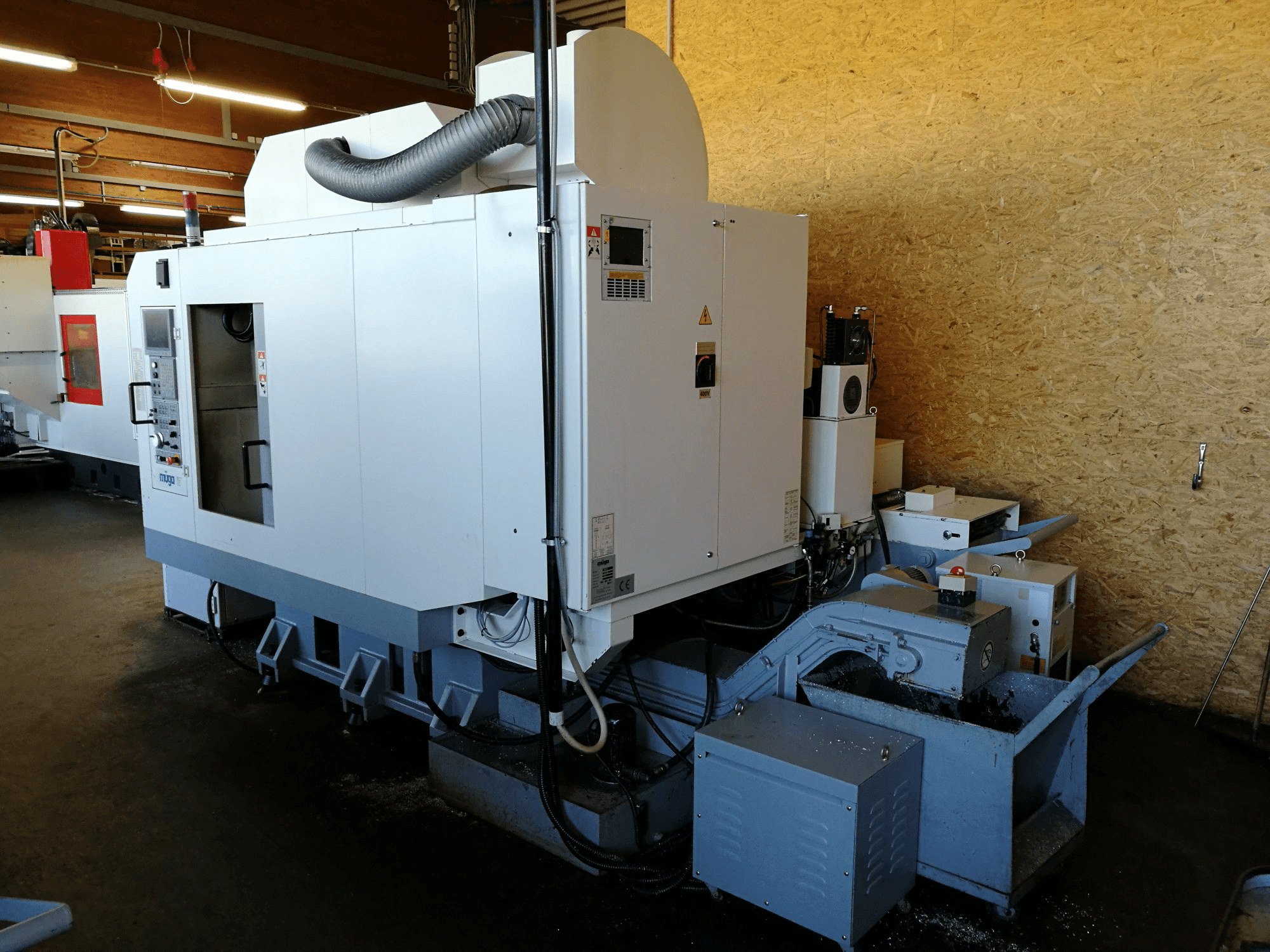 Recht aanzicht van Müga S500 machine