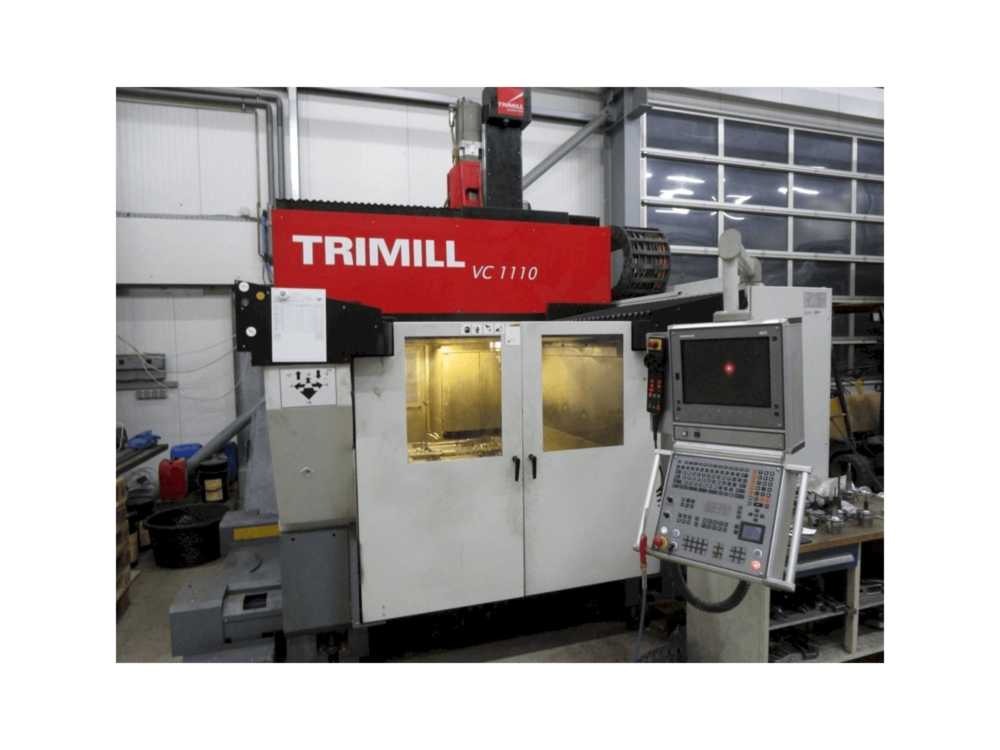 Vooraanzicht van TRIMILL VC1110 machine