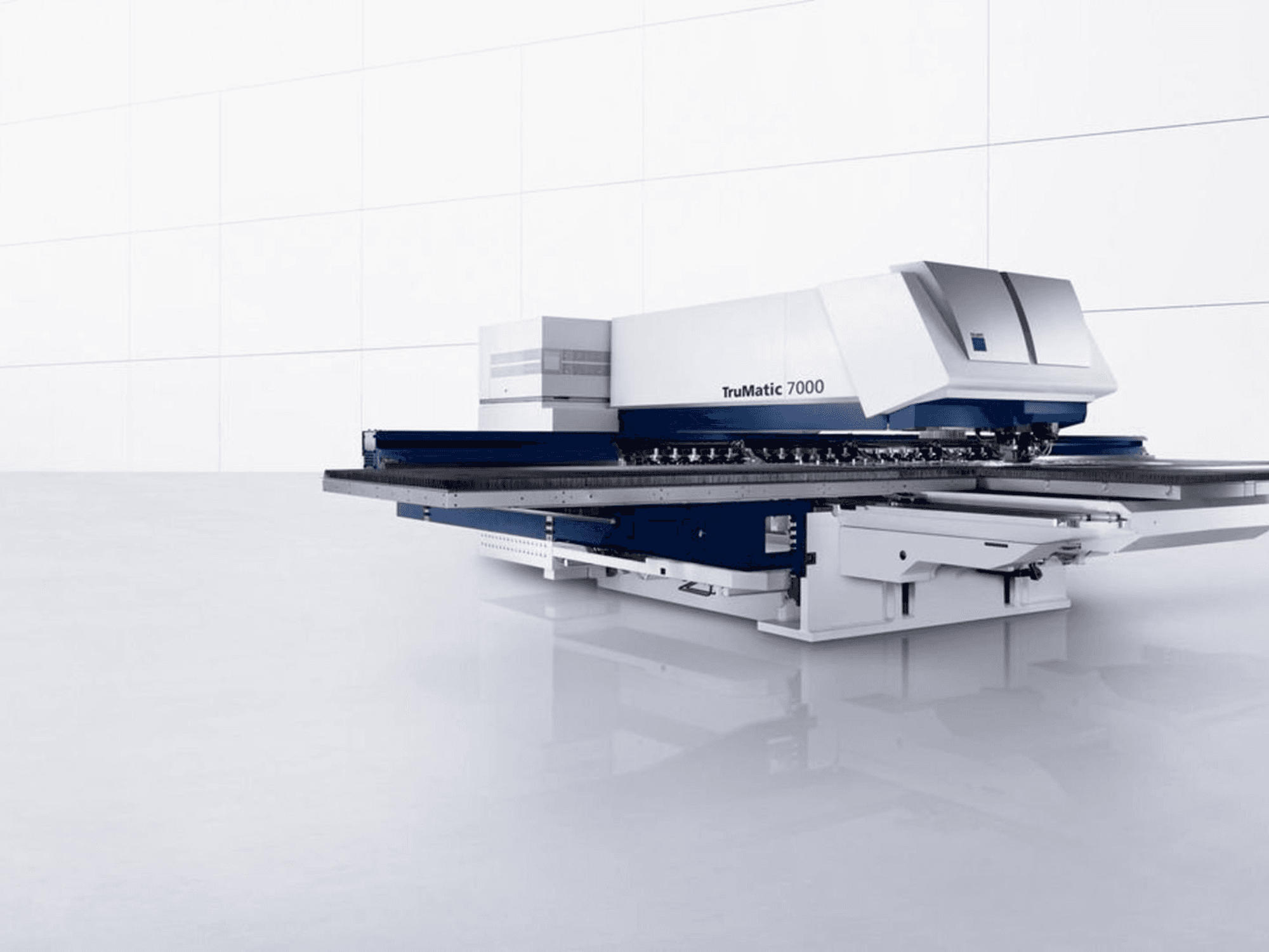 Vooraanzicht van Trumpf TC 7000 machine