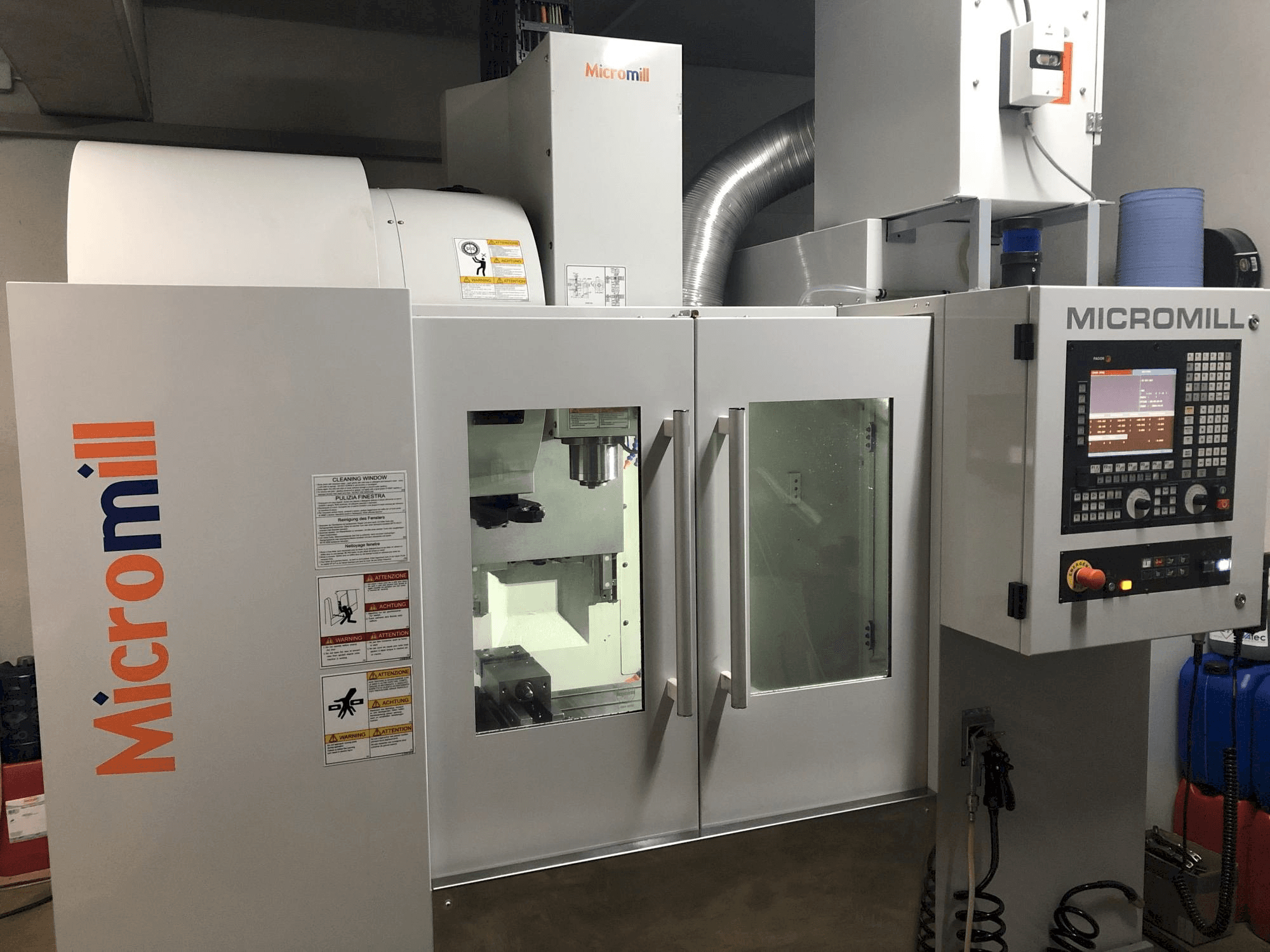 Vooraanzicht van Micromill MM 430 machine