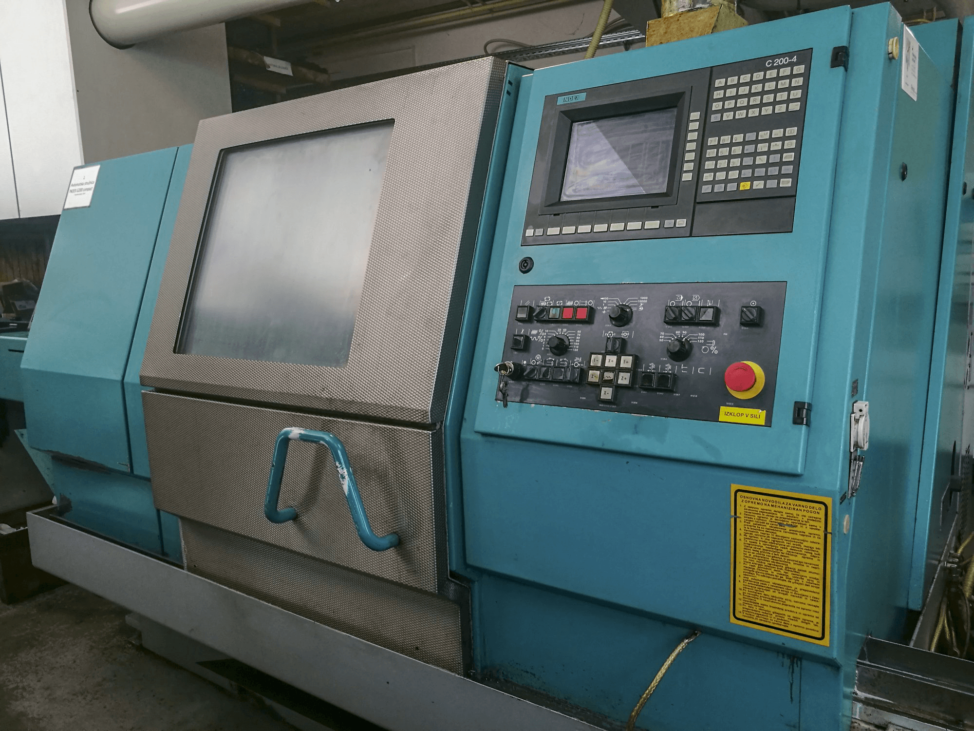 Vooraanzicht van Index G200 Compact machine