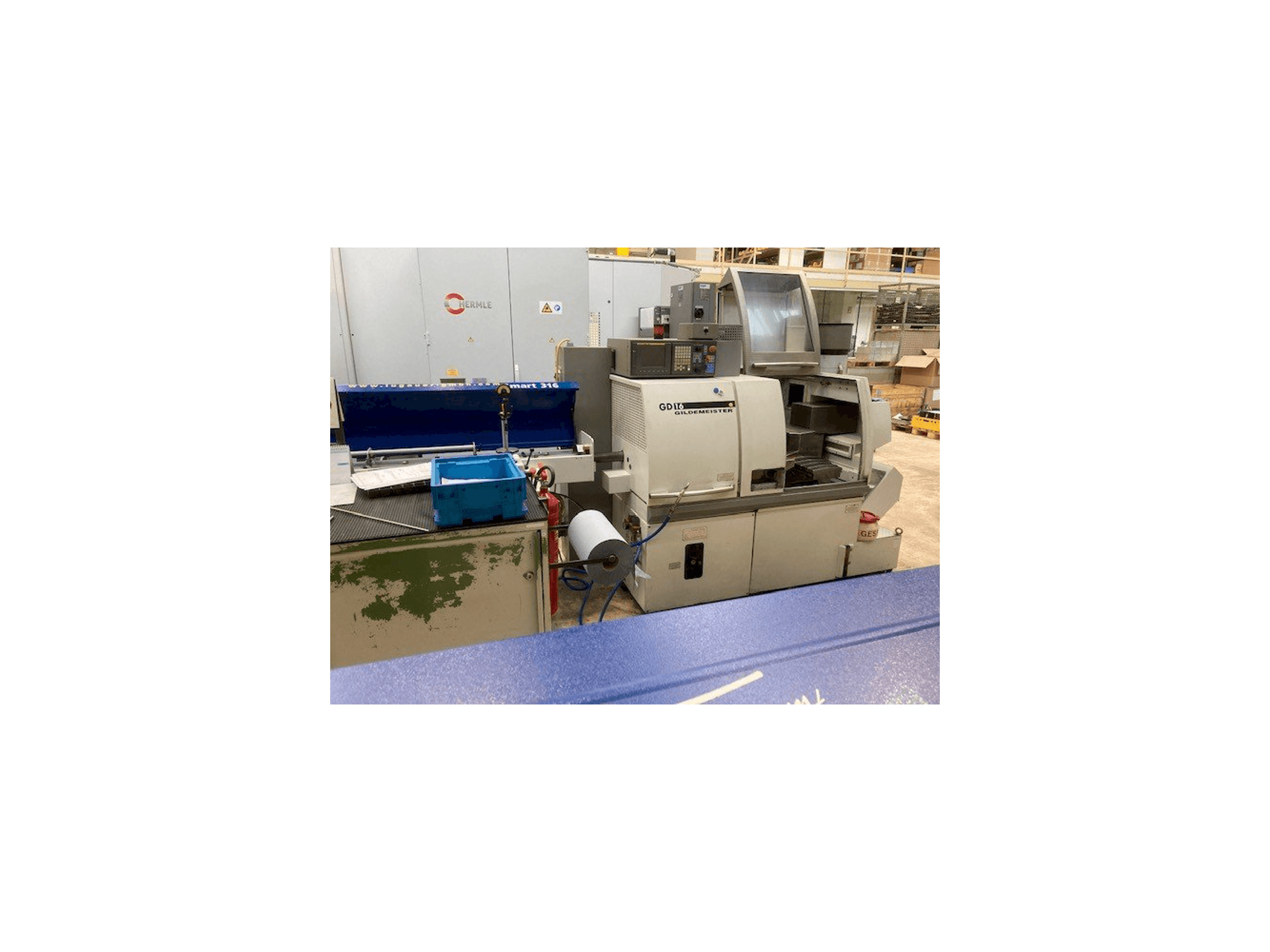 Vooraanzicht van Gildemeister GD 16 machine