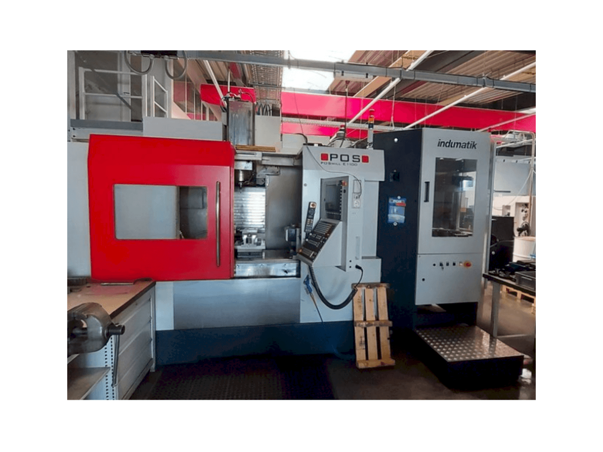 Vooraanzicht van POSmill POS E1100 machine