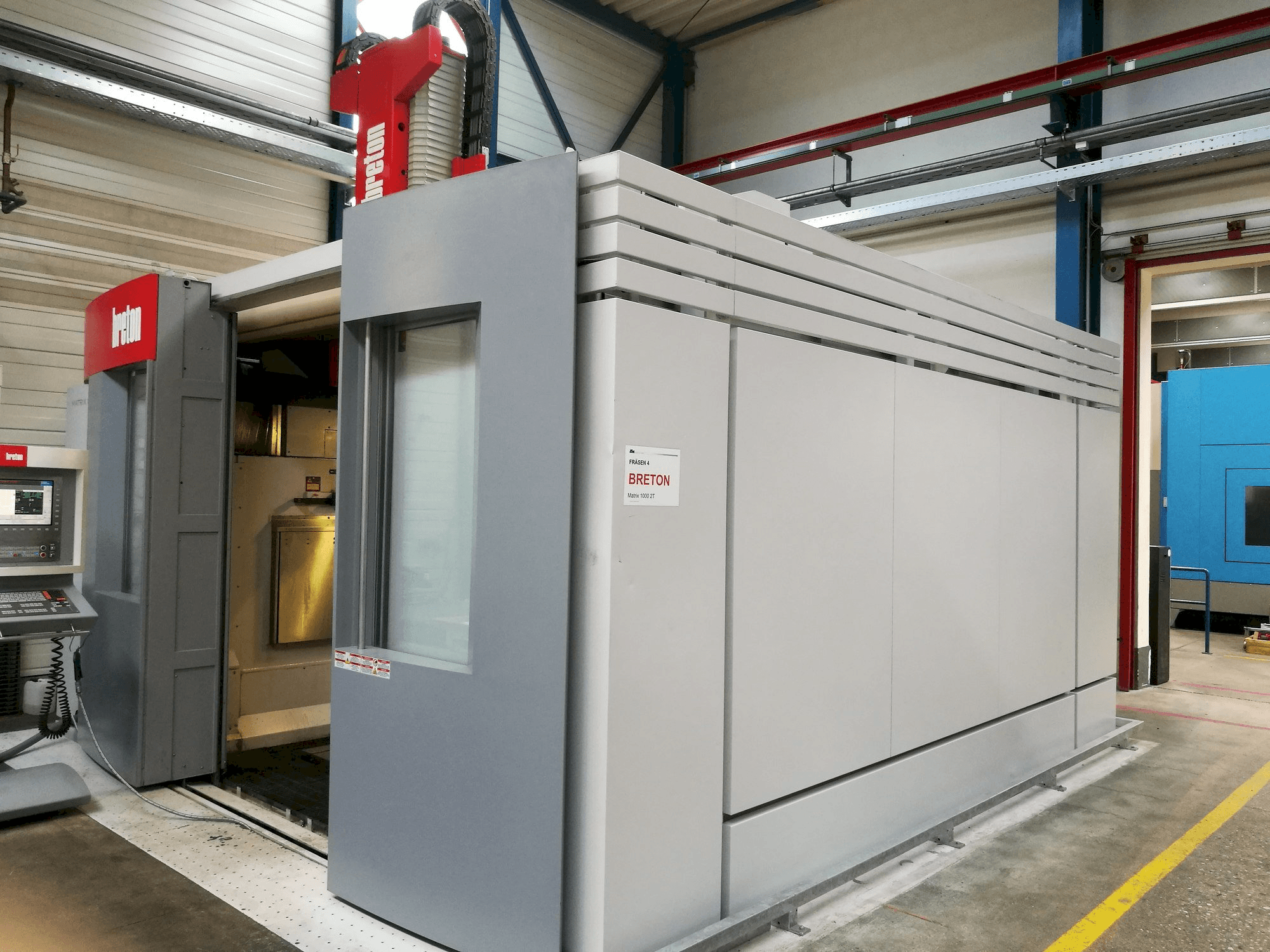 Vooraanzicht van Breton Matrix 1000 2T DY machine