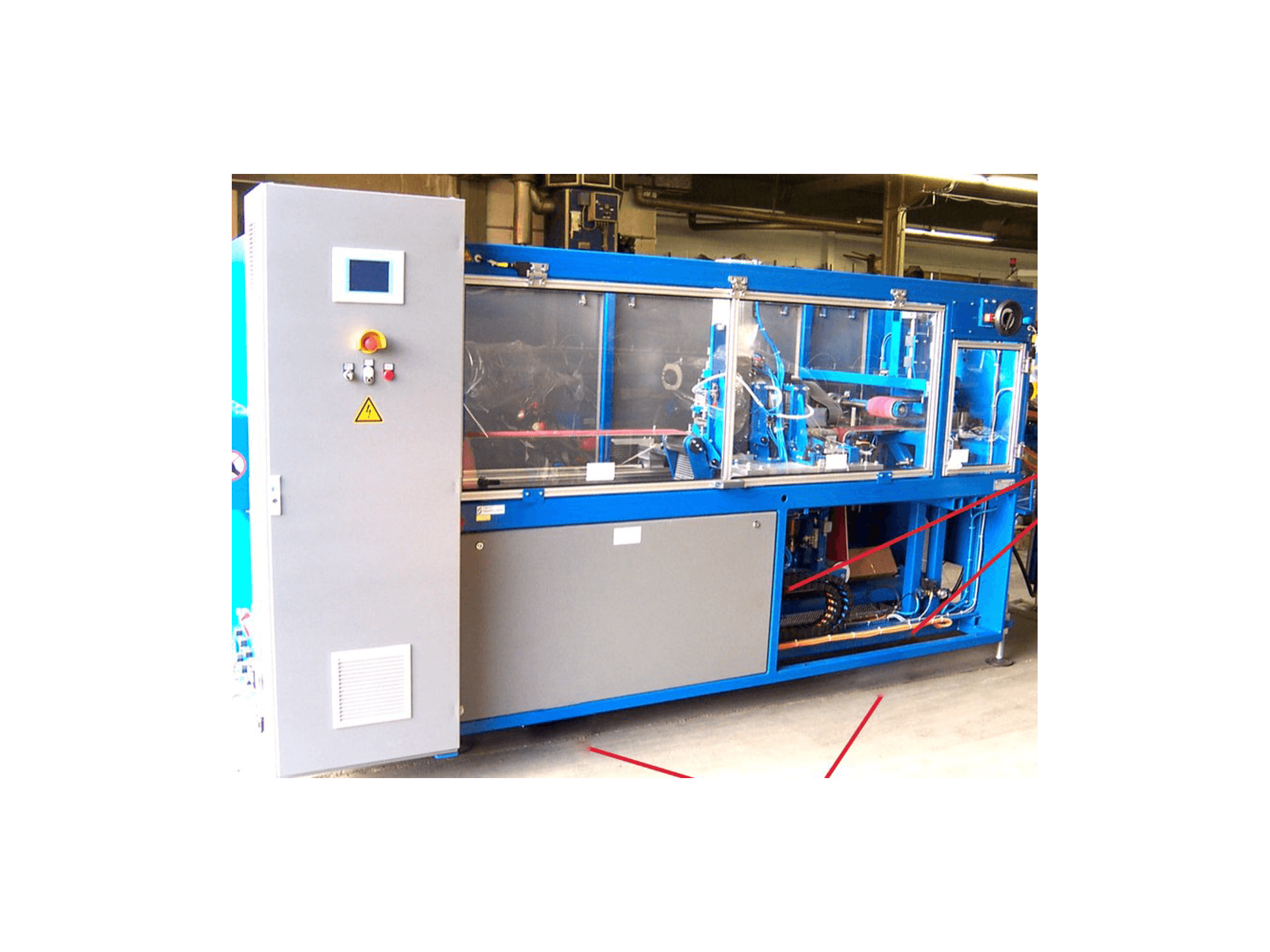 Links zicht van BASTON TSQ-P-503-S-100 machine