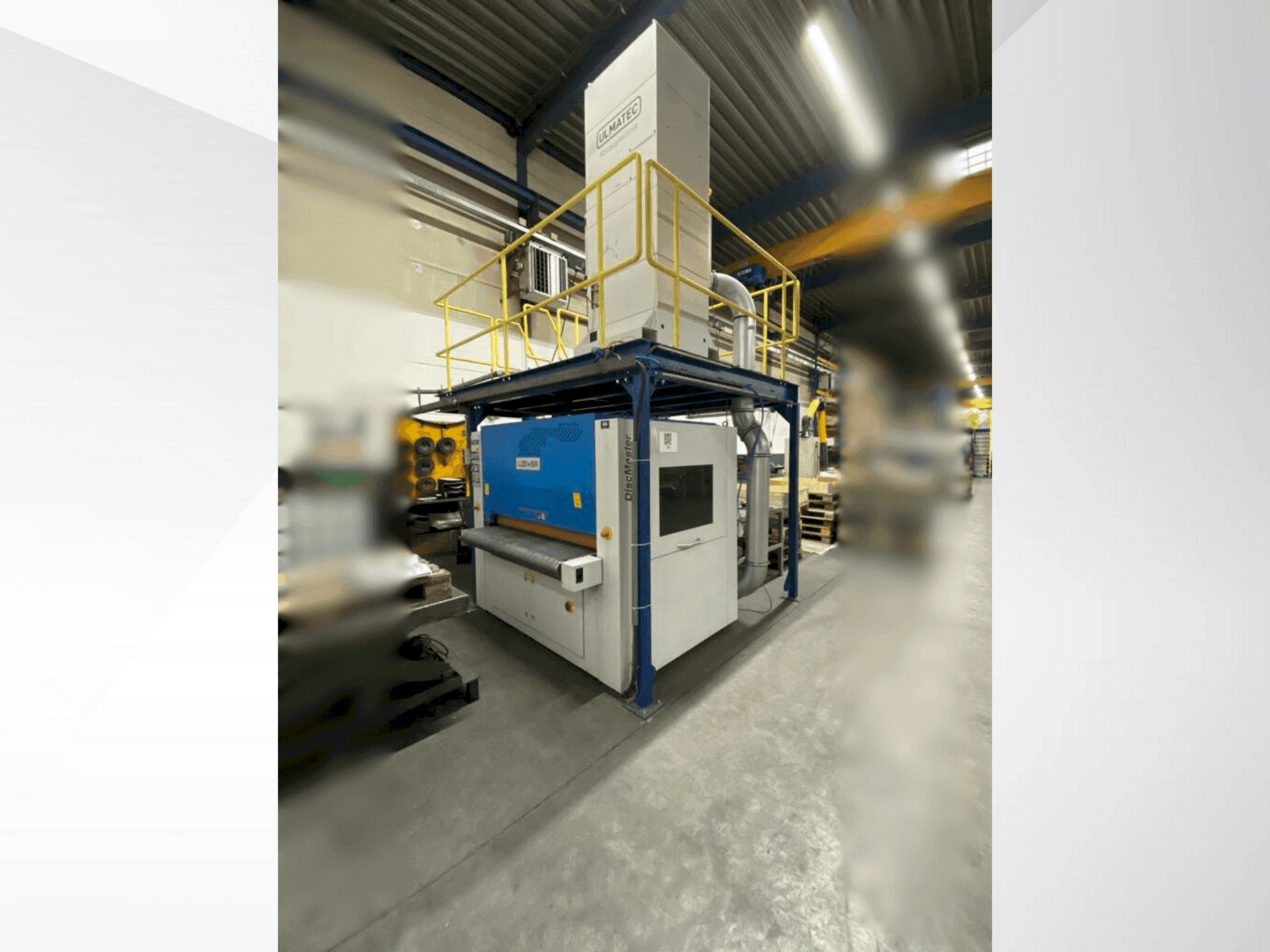 Vooraanzicht van LOEWER DiscMaster 6TD-1500 machine