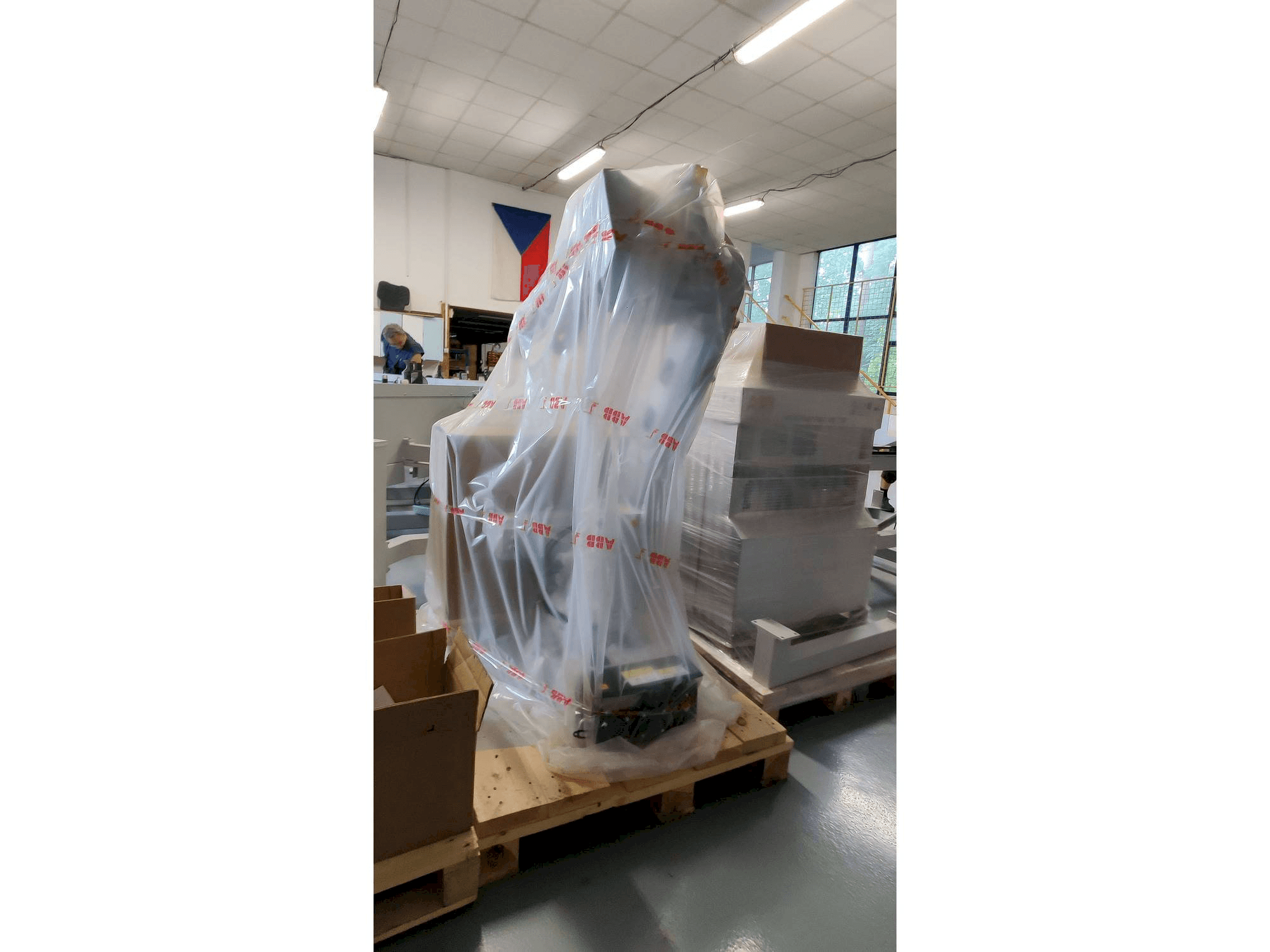 Vooraanzicht van ABB IRB 4600 machine