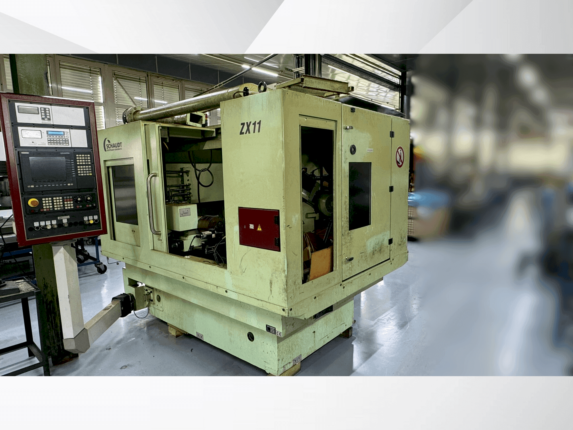 Vooraanzicht van Schaudt ZX 11 machine