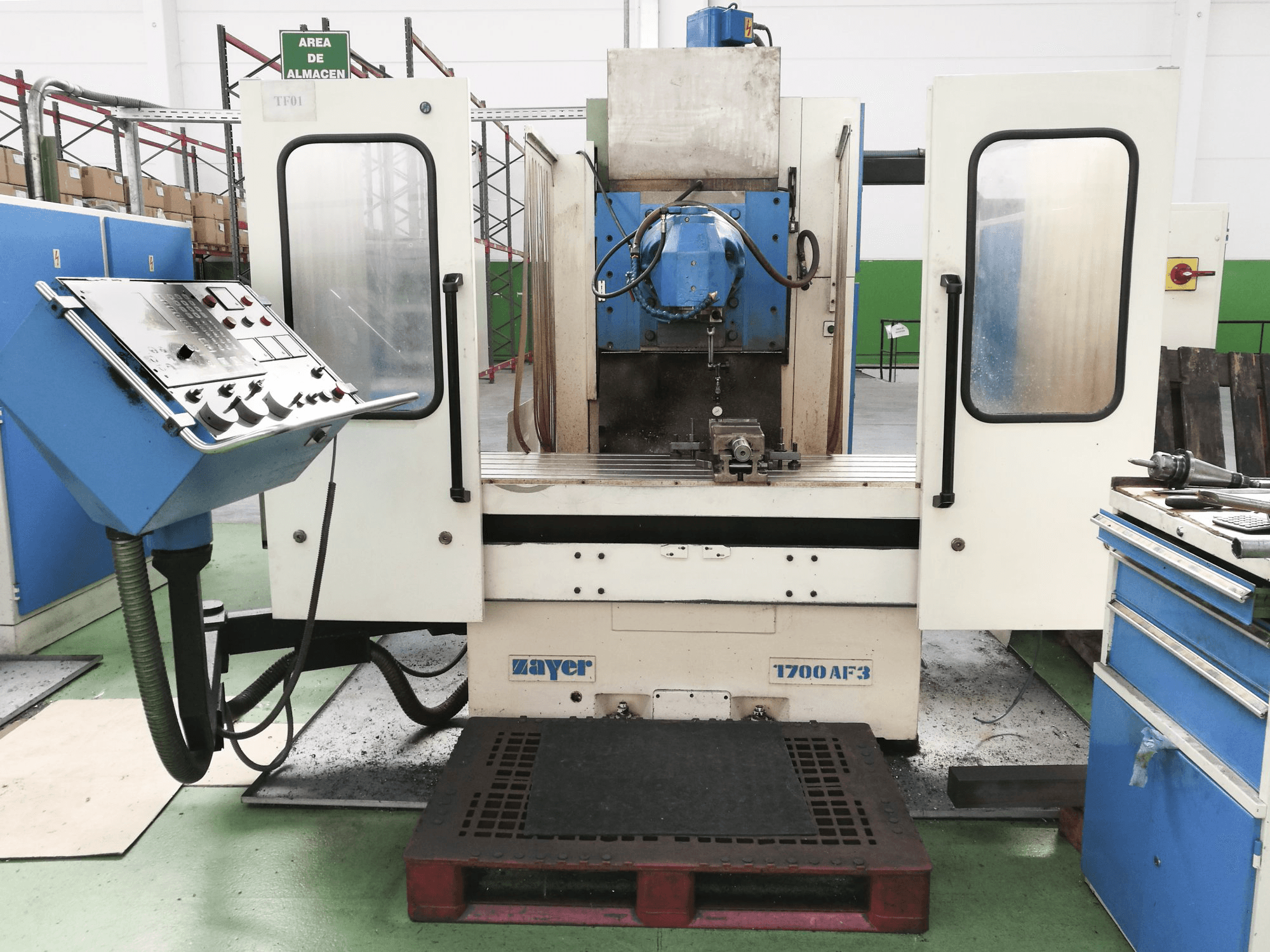 Vooraanzicht 1 van Zayer 1700 AF3 machine