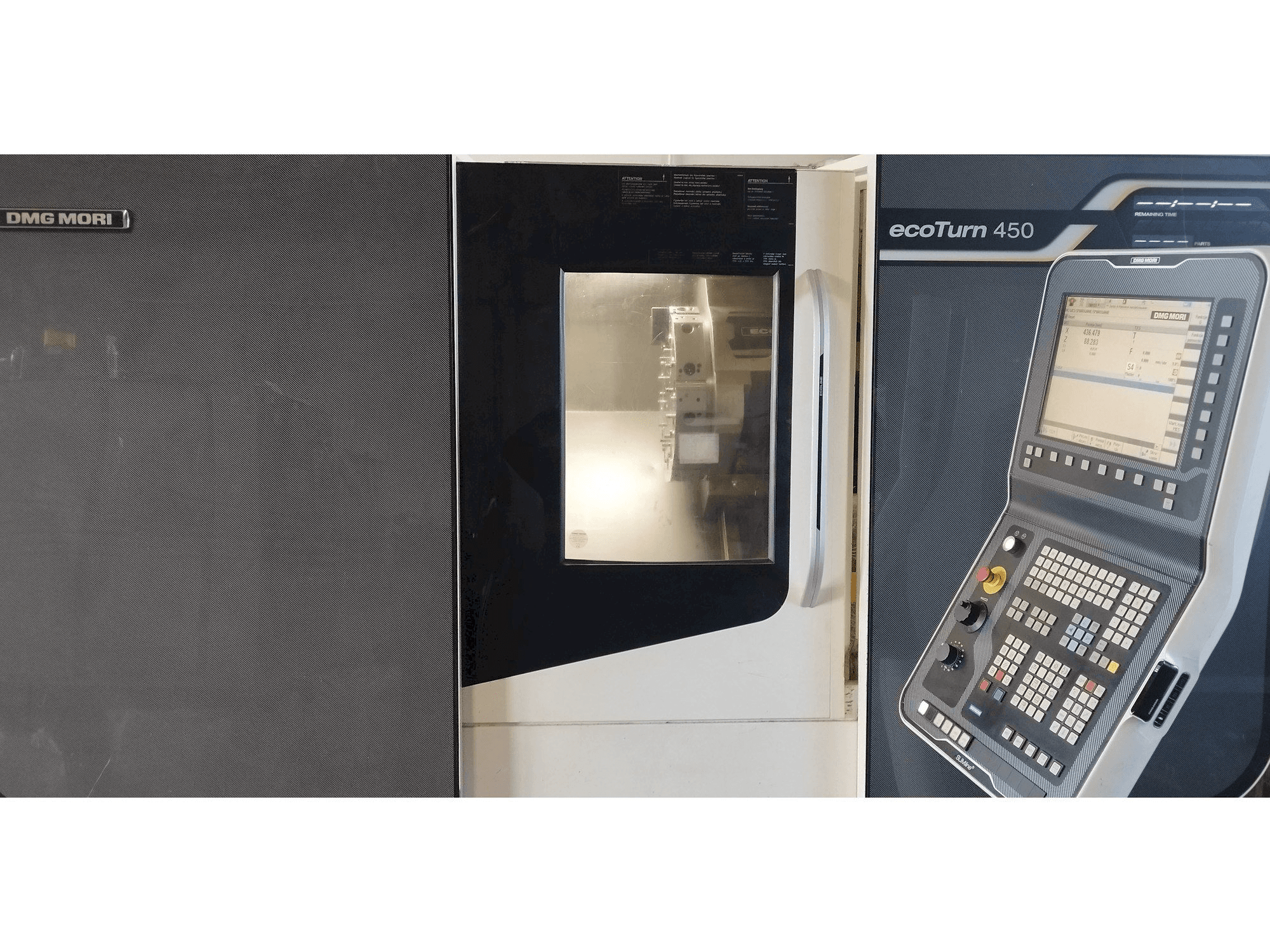 Vooraanzicht van DMG MORI EcoTurn 450 machine