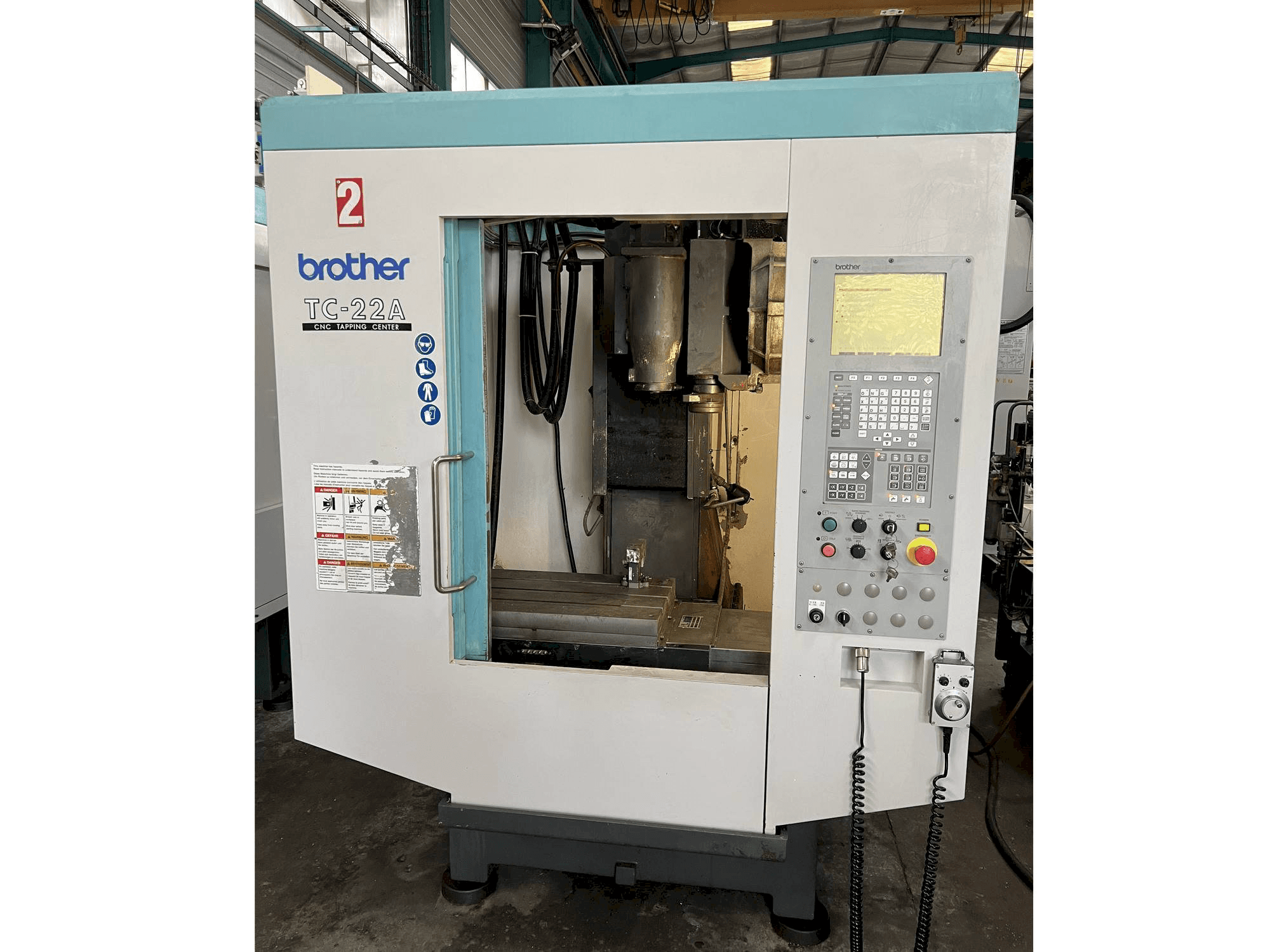 Vooraanzicht van Brother TC-22A machine