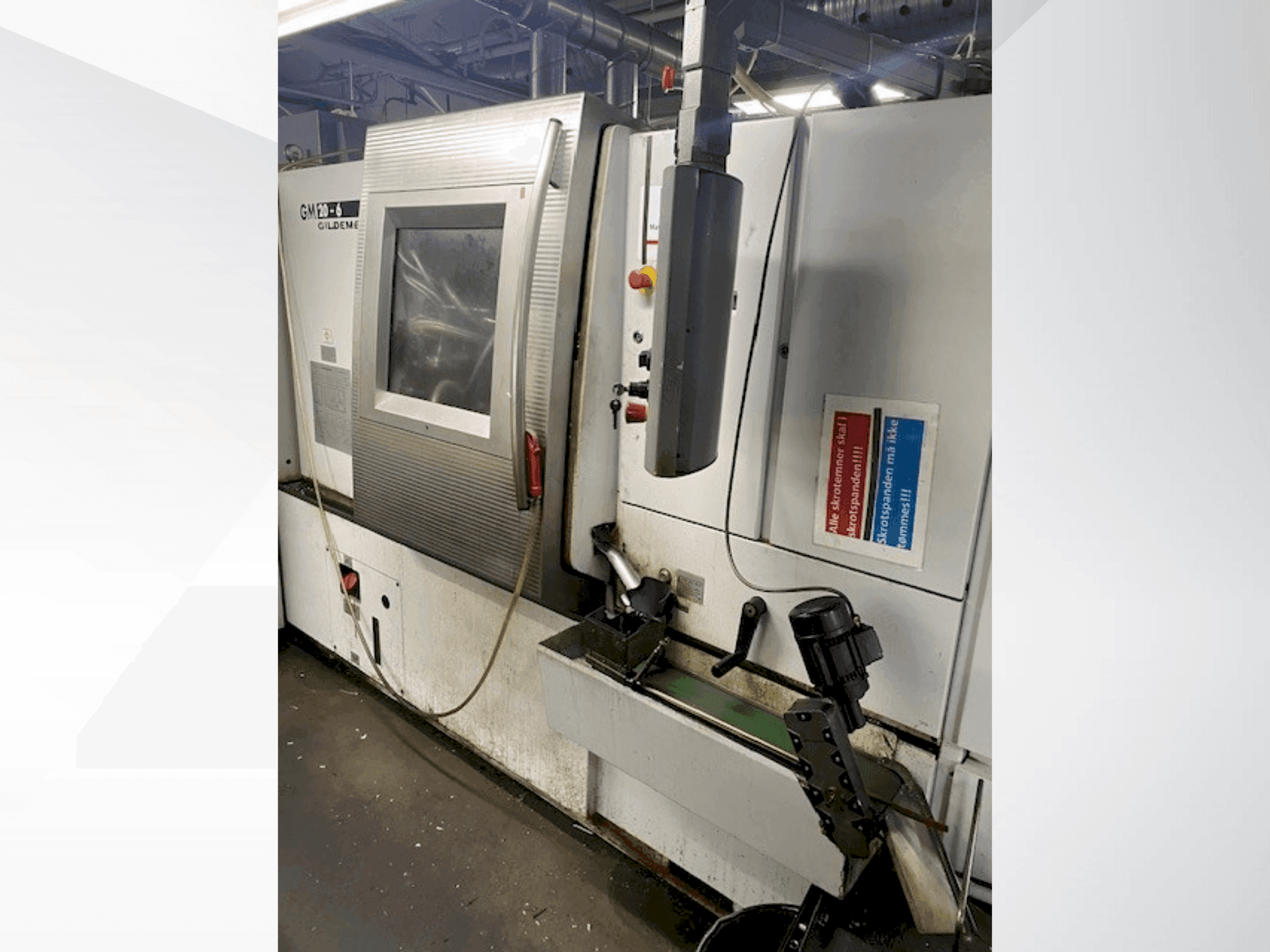 Vooraanzicht van Gildemeister GM 20-6 machine