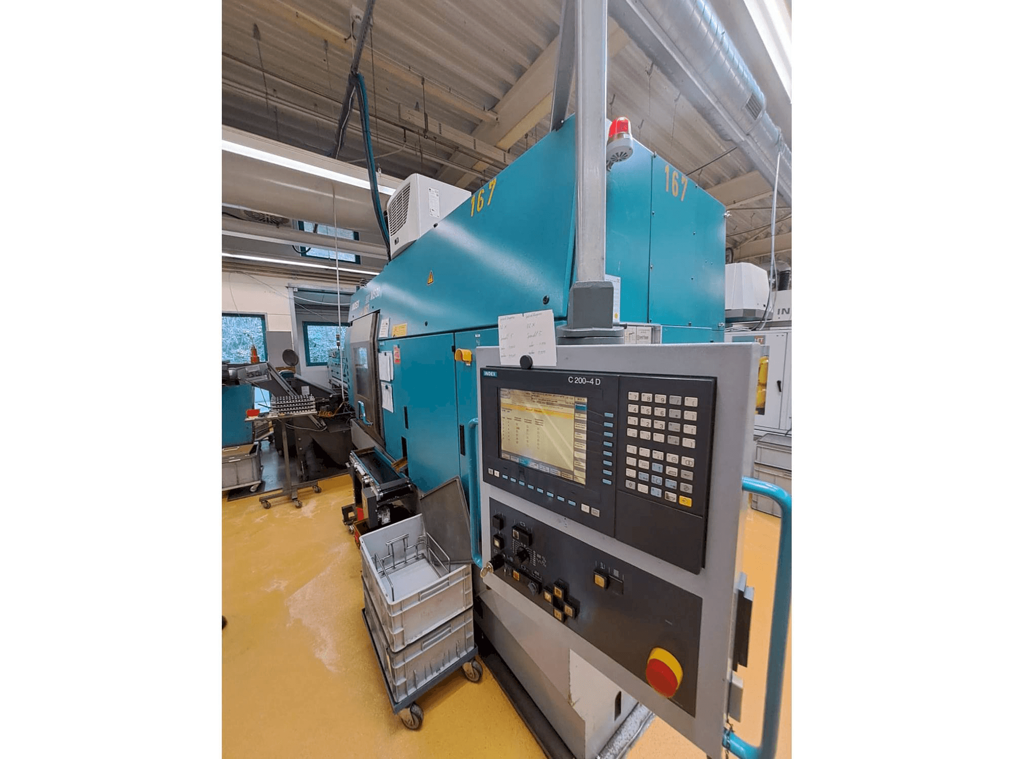 Rechts zijaanzicht van Index MS32G machine