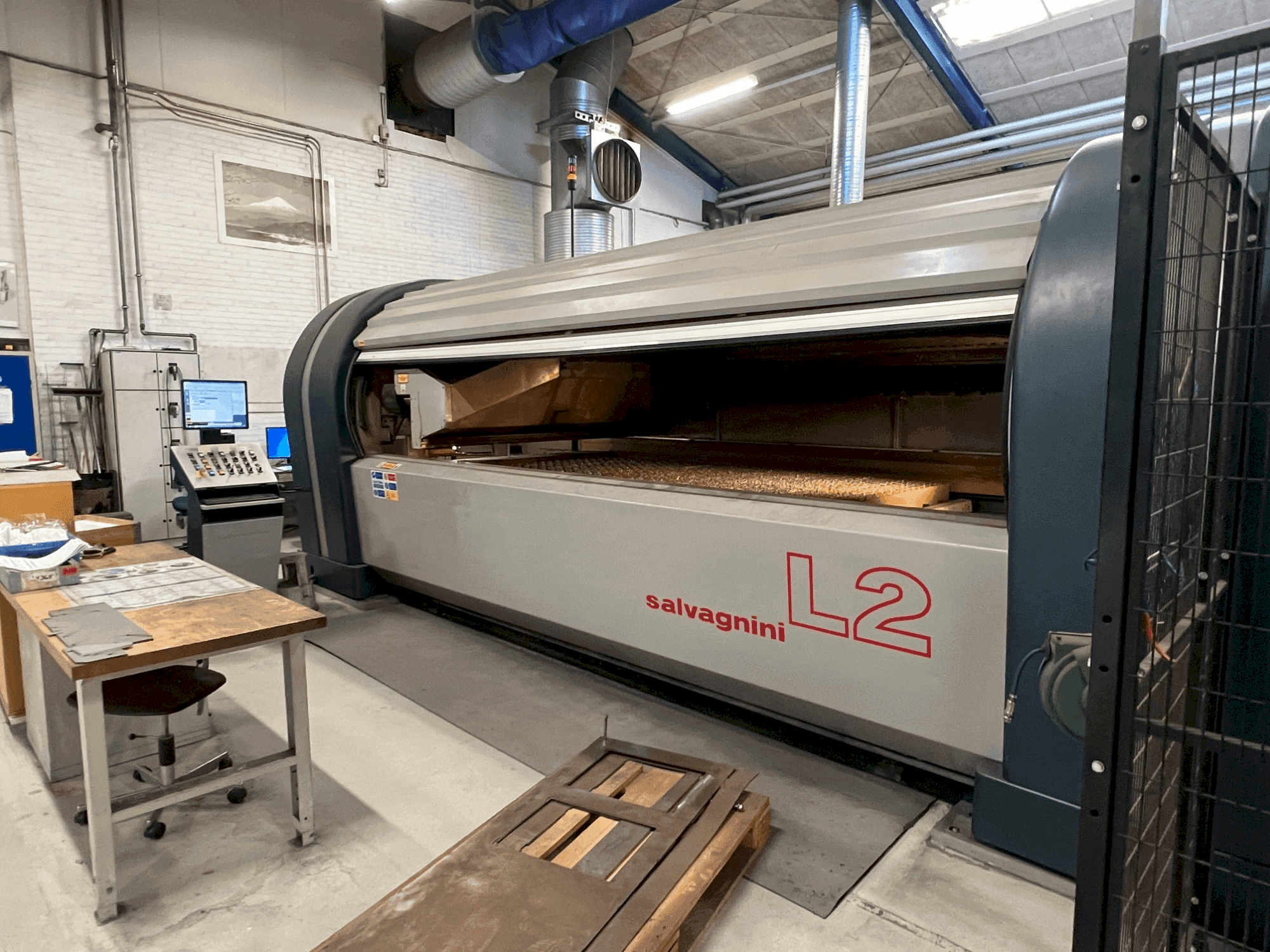 Vooraanzicht van Salvagnini L2 Lightning machine