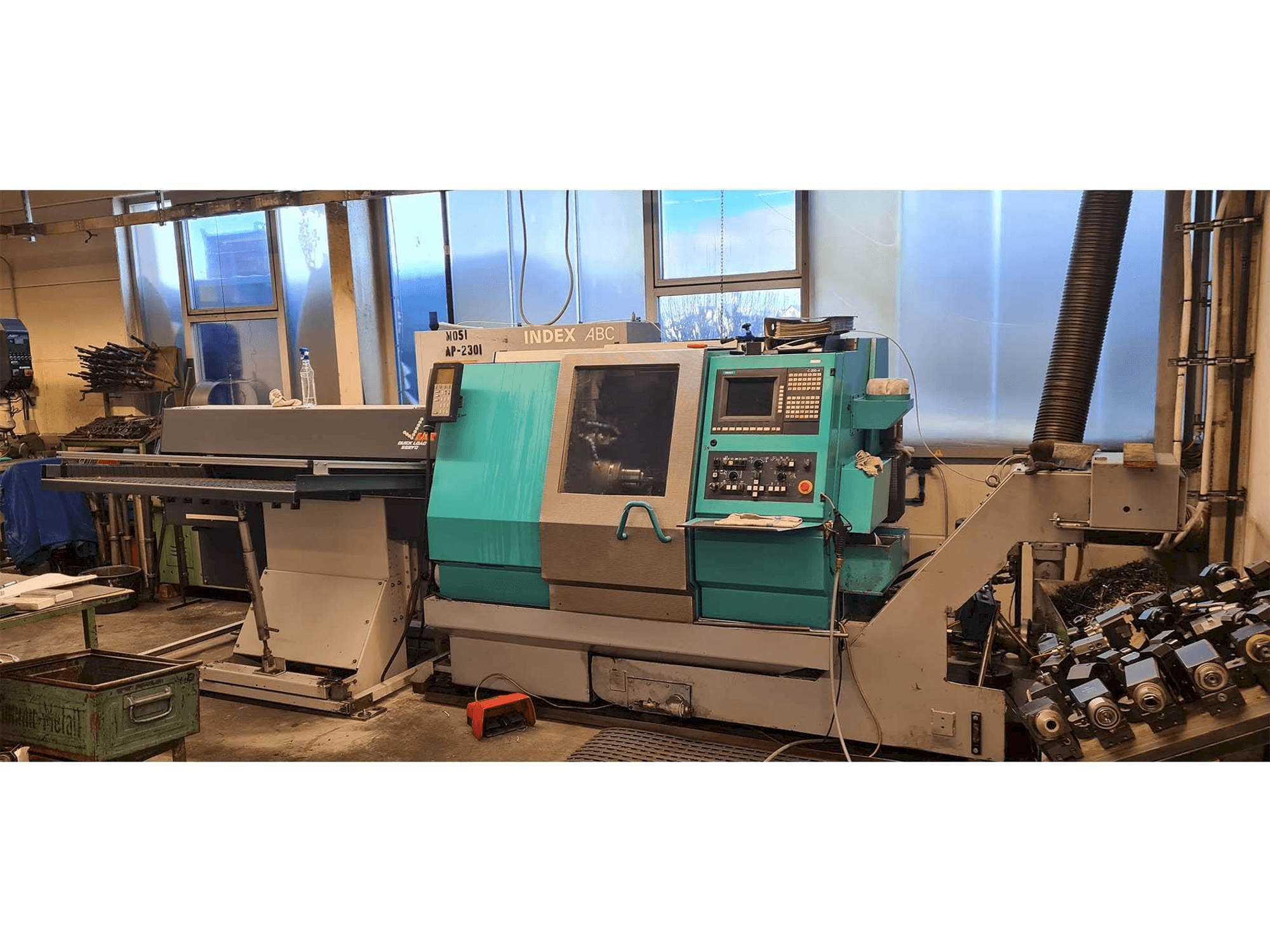 Vooraanzicht van Index ABC machine