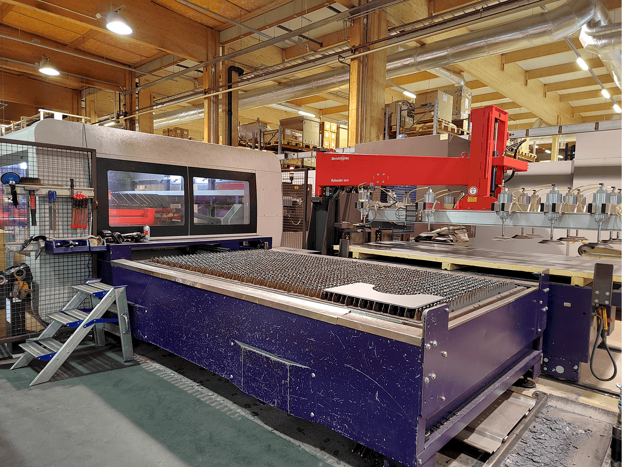 Vooraanzicht van Bystronic BySprint Pro 3015 machine