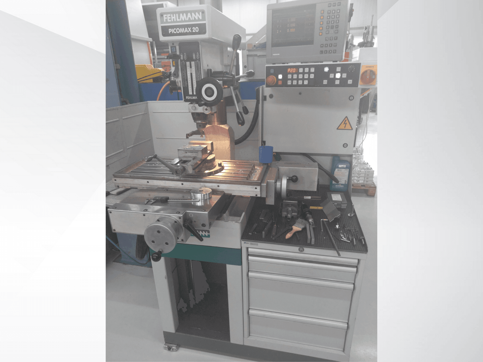 Vooraanzicht van FEHLMANN PICOMAX 20 machine