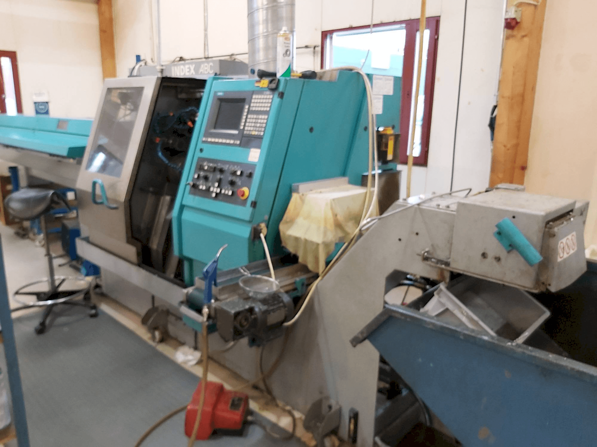 Vooraanzicht van Index ABC machine