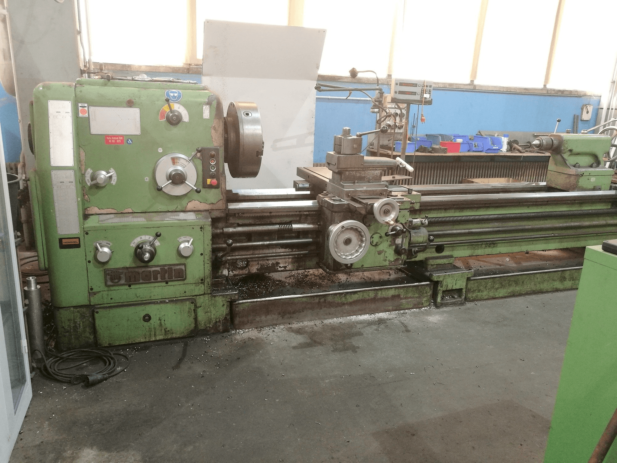 Vooraanzicht van Martin DS 80 machine