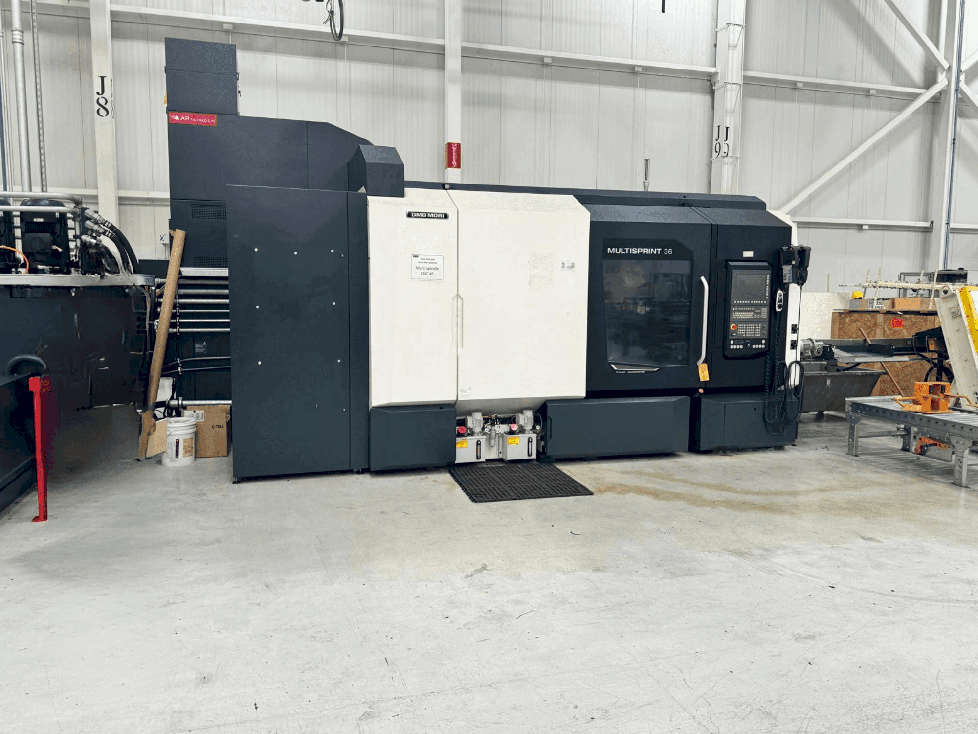 Vooraanzicht van DMG MORI Multisprint 36 machine