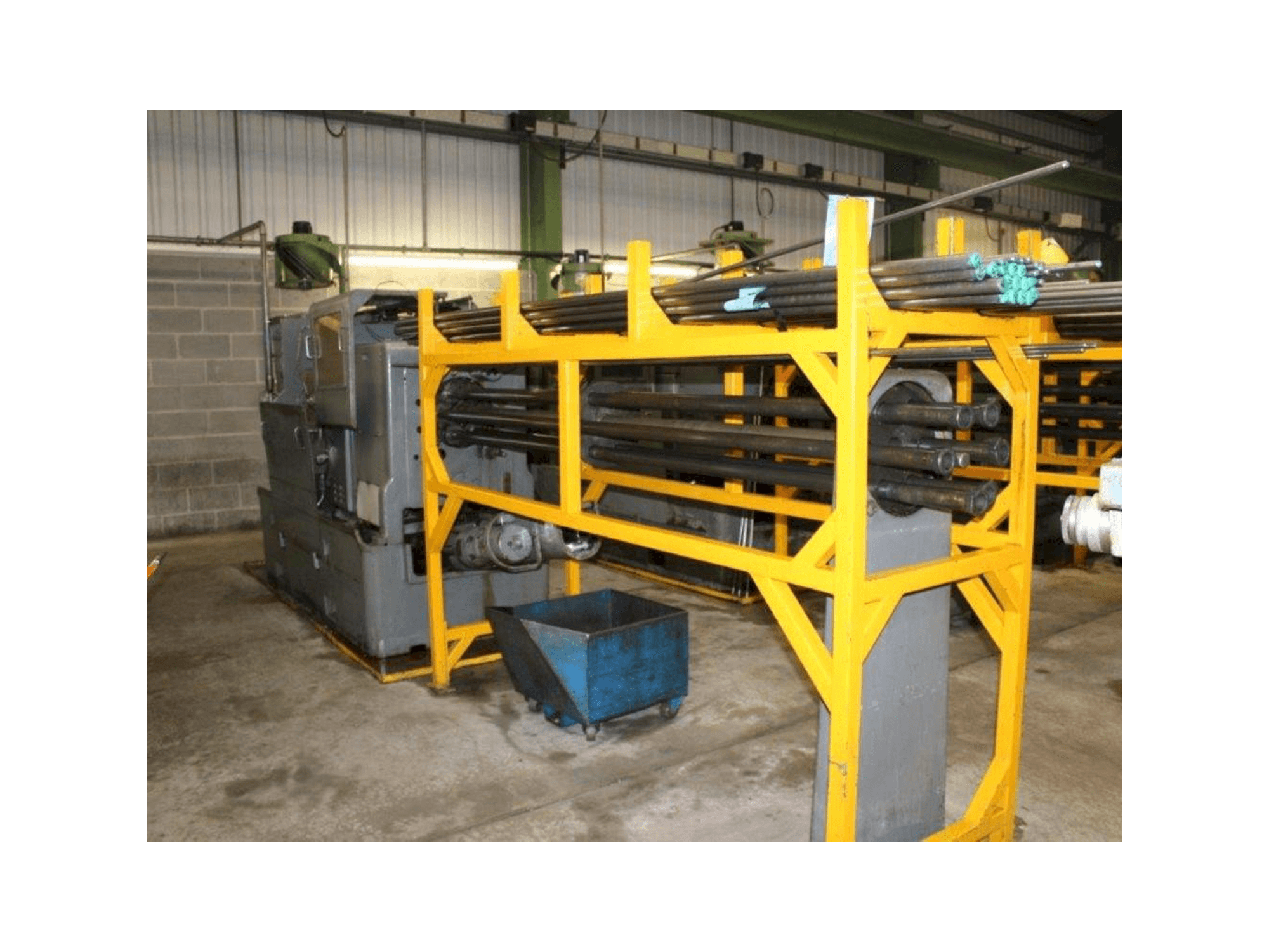 Vooraanzicht van Wickman 1"-6 machine