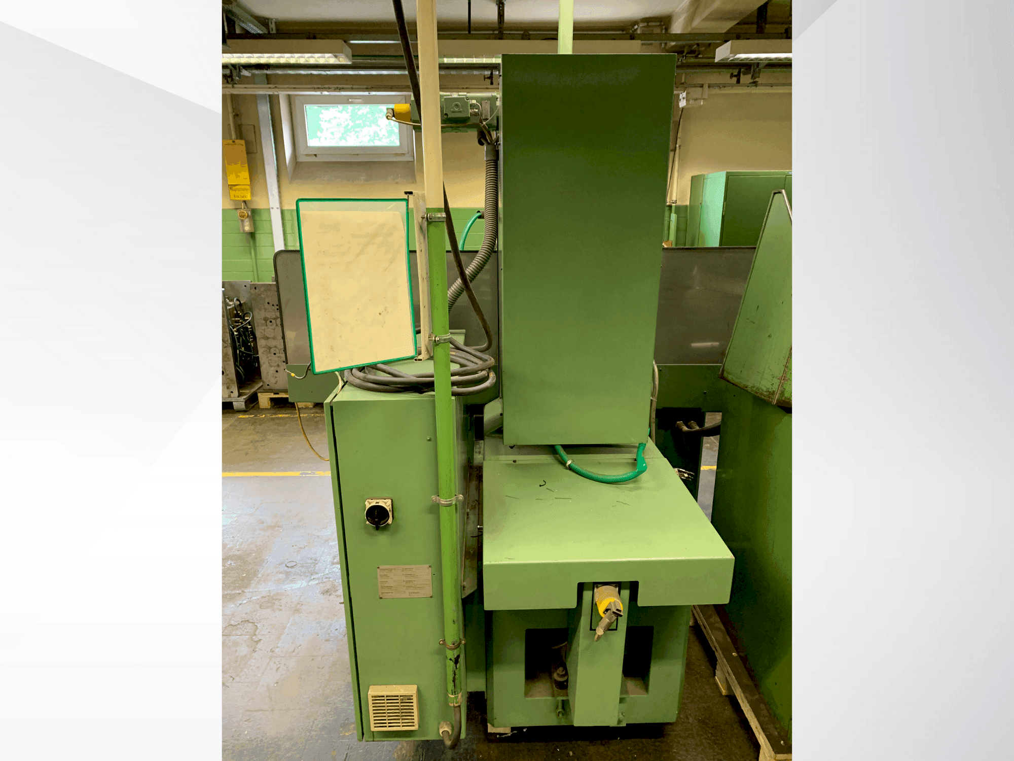 Vooraanzicht van ELB Optimat machine