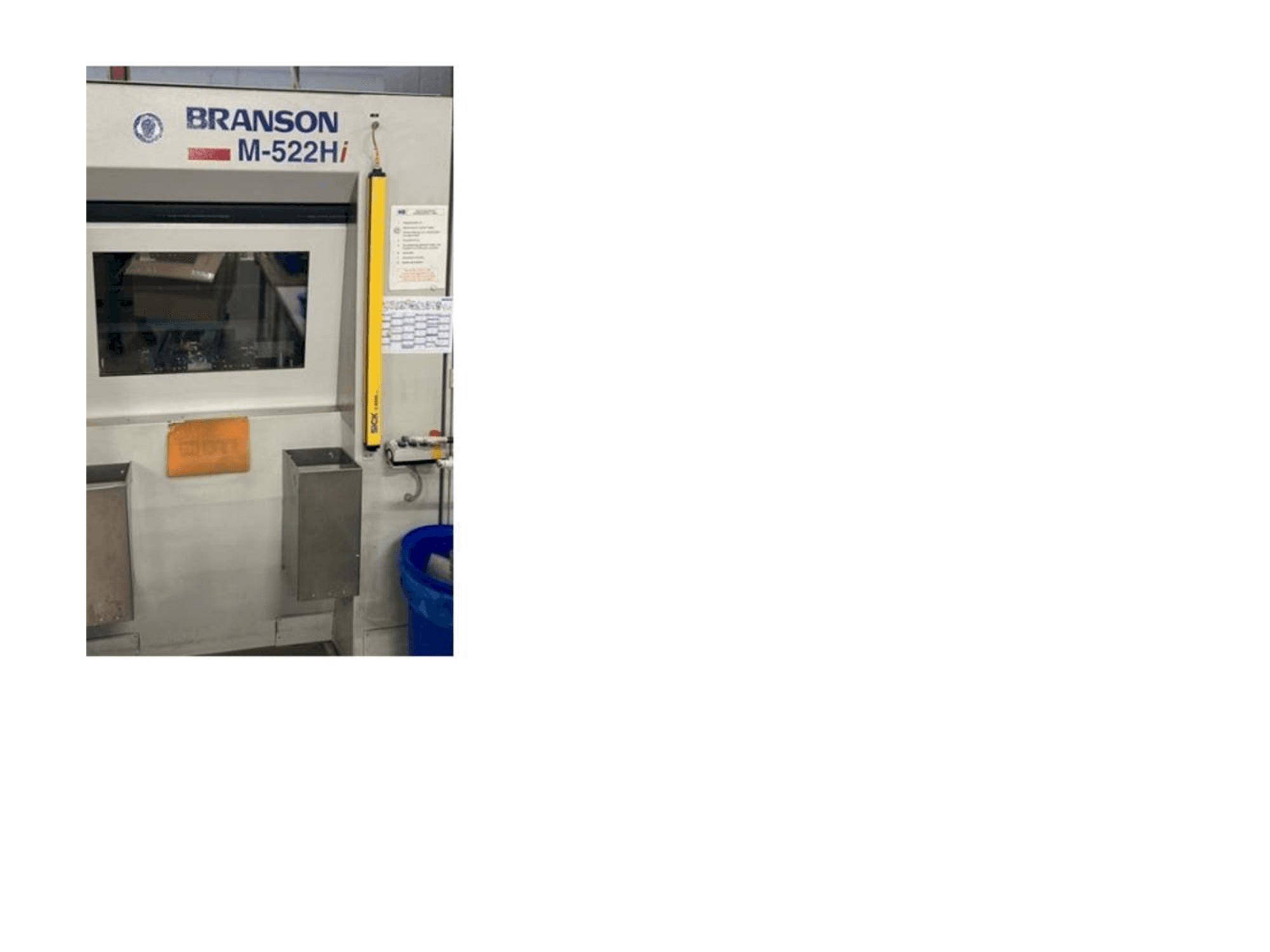 Vooraanzicht van BRANSON M-522Hi (2010) machine