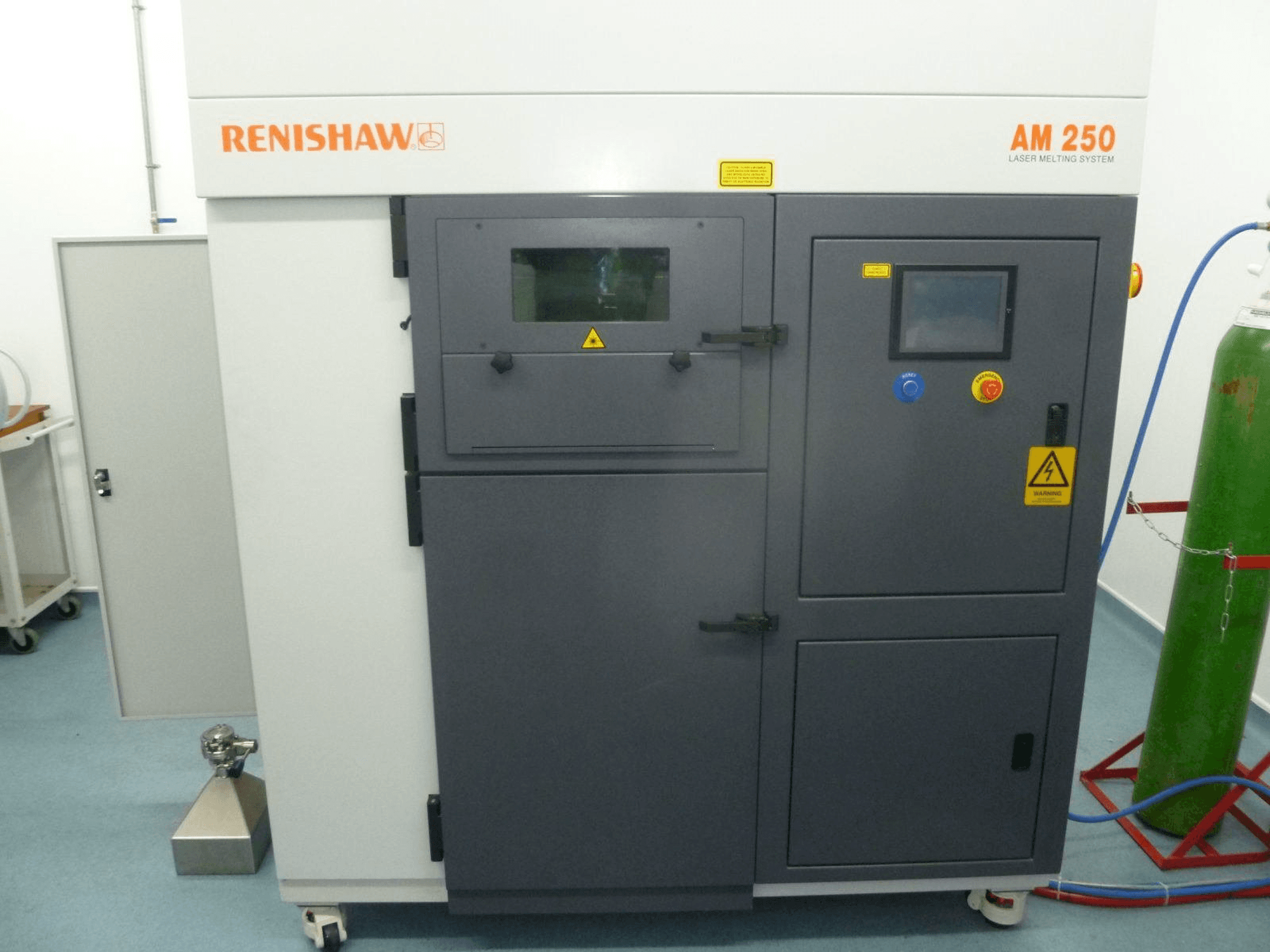 Vooraanzicht van RENISHAW AM 250 machine
