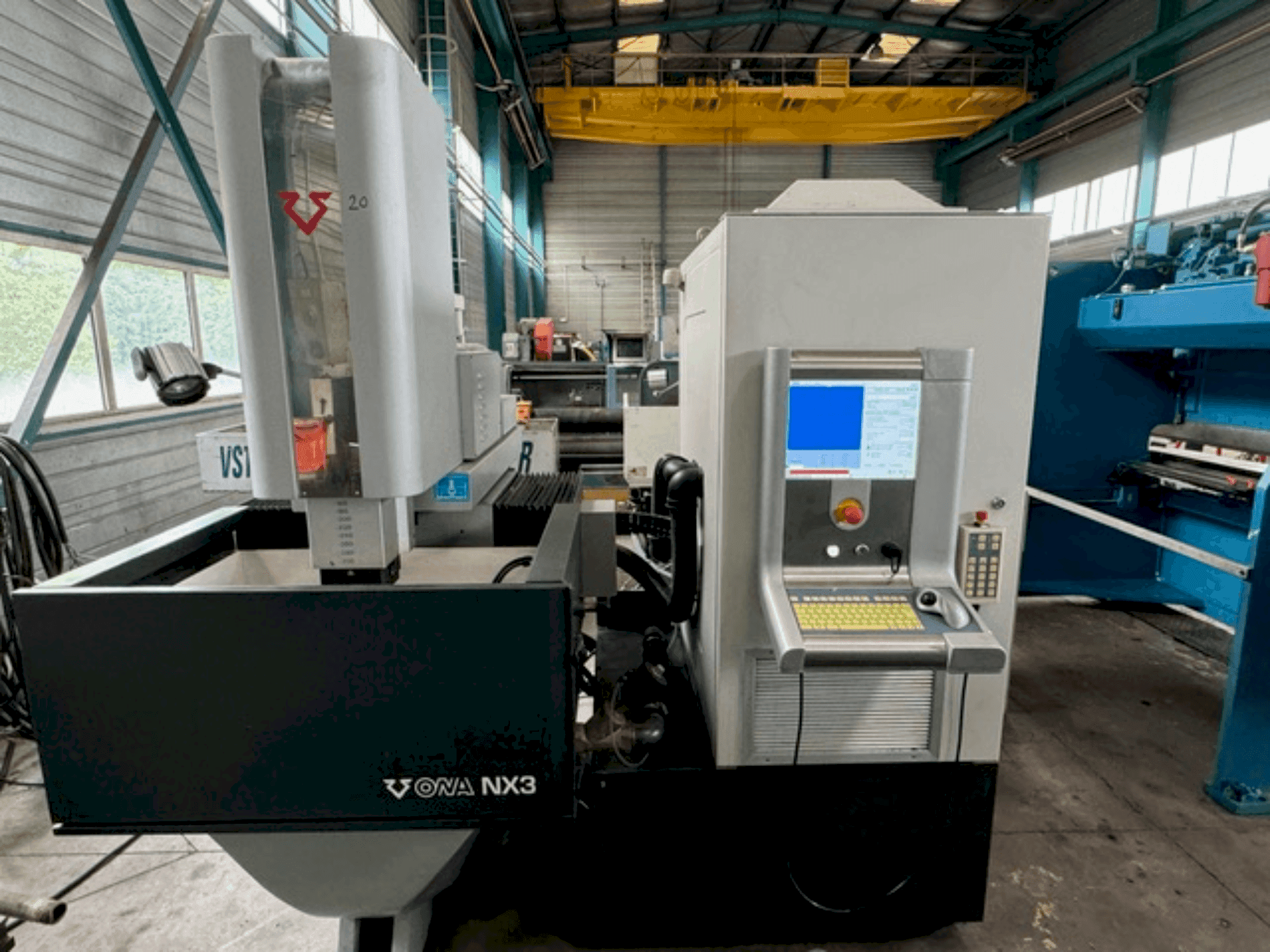 Vooraanzicht van ONA NX3 machine