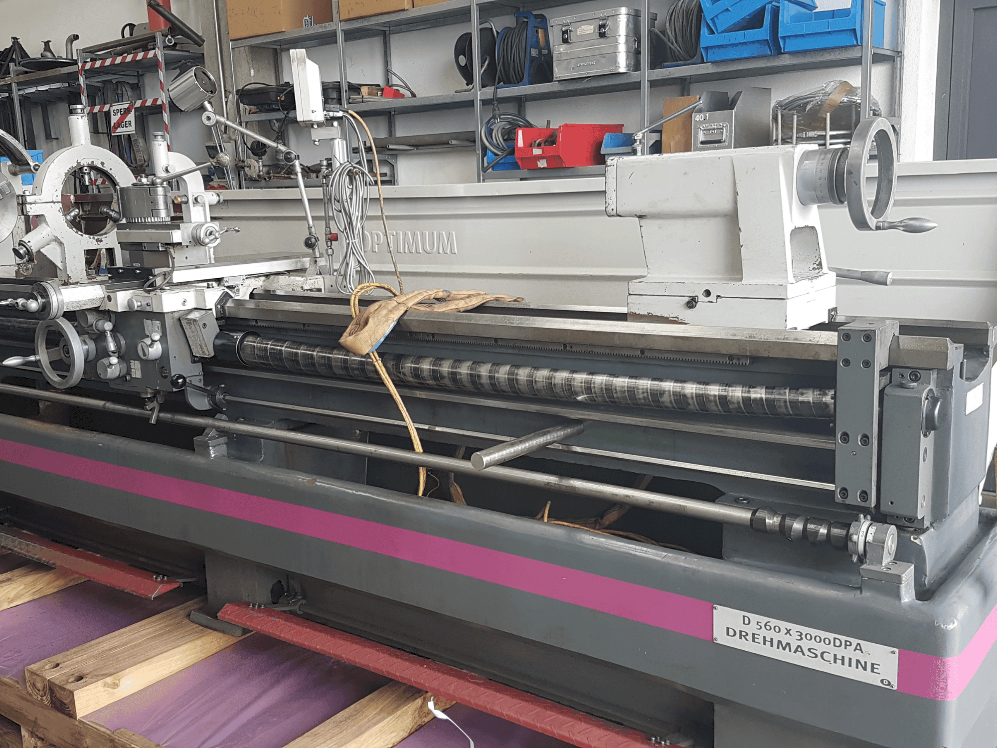 Vooraanzicht van Optimum D 5600x3000 machine