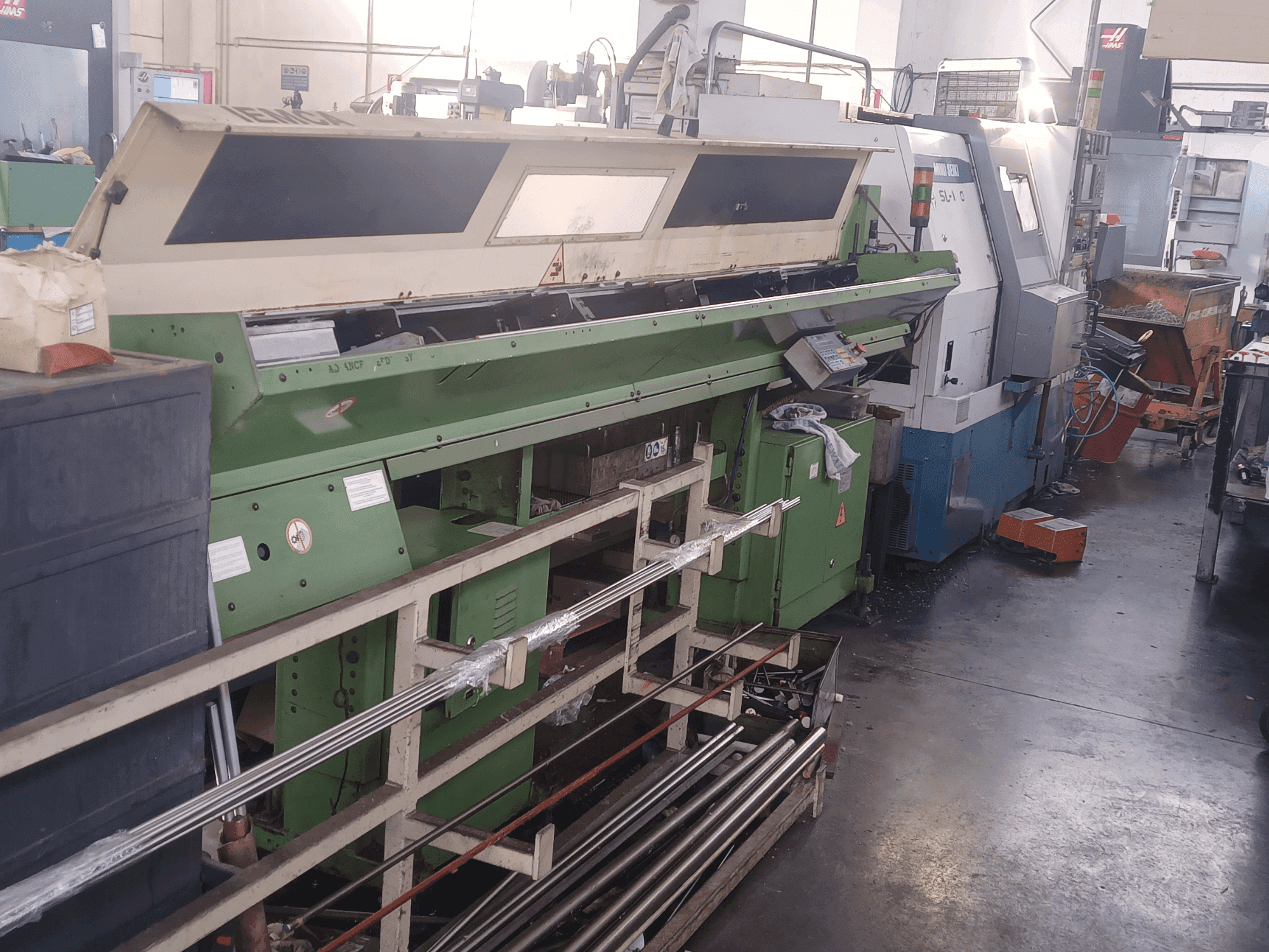 Vooraanzicht van DMG Mori Seiki 150 SL machine
