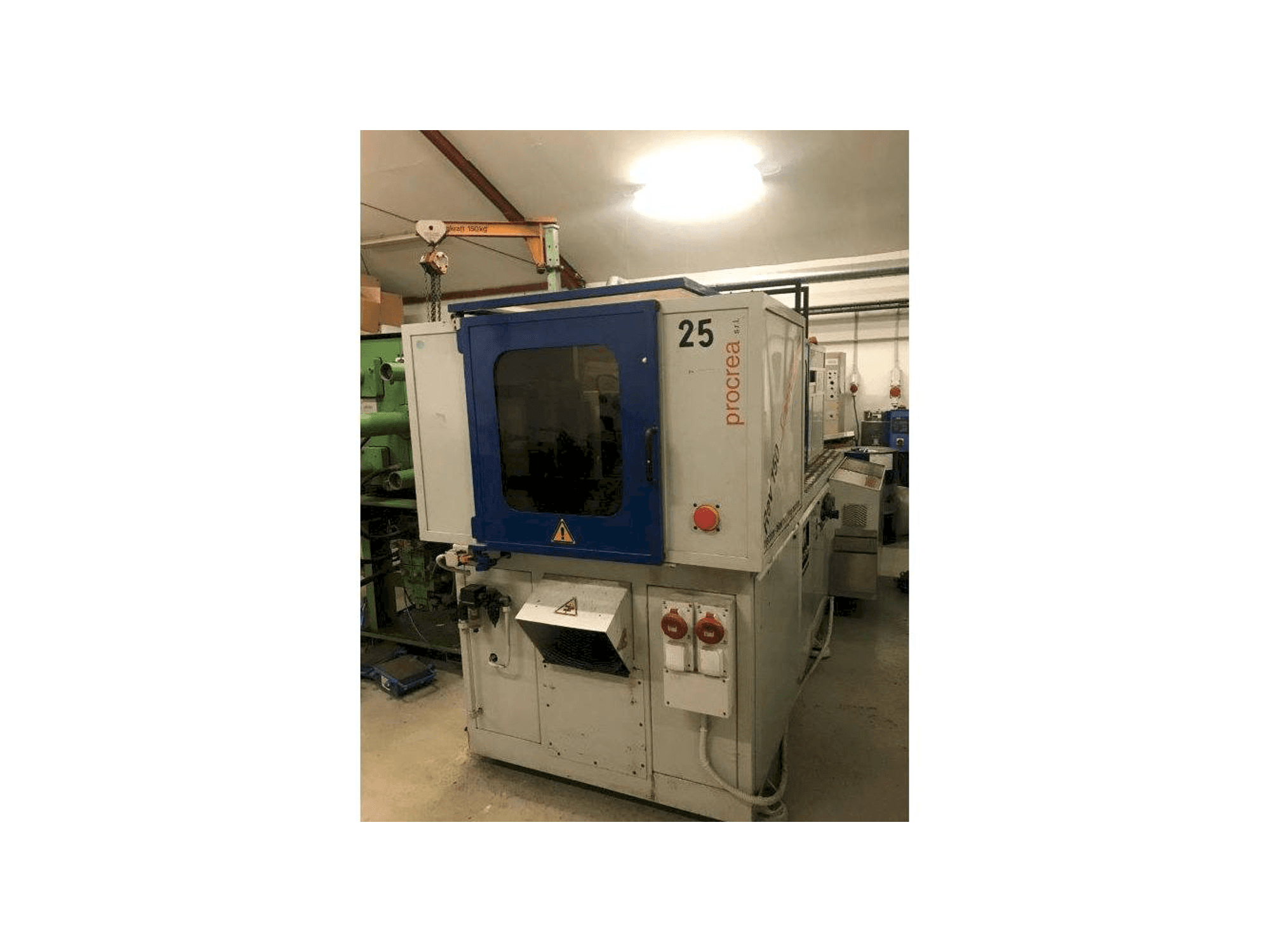 Vooraanzicht van Procrea REV 150 S machine