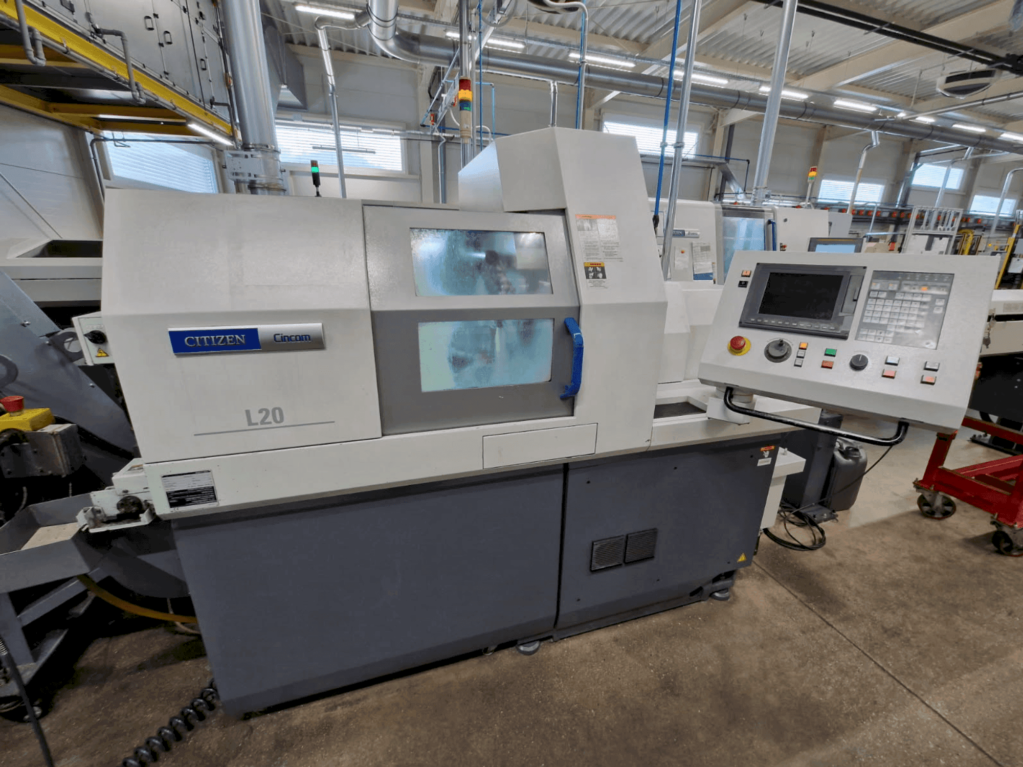 Vooraanzicht van Citizen CITIZEN Cincom L20E-2M8 machine