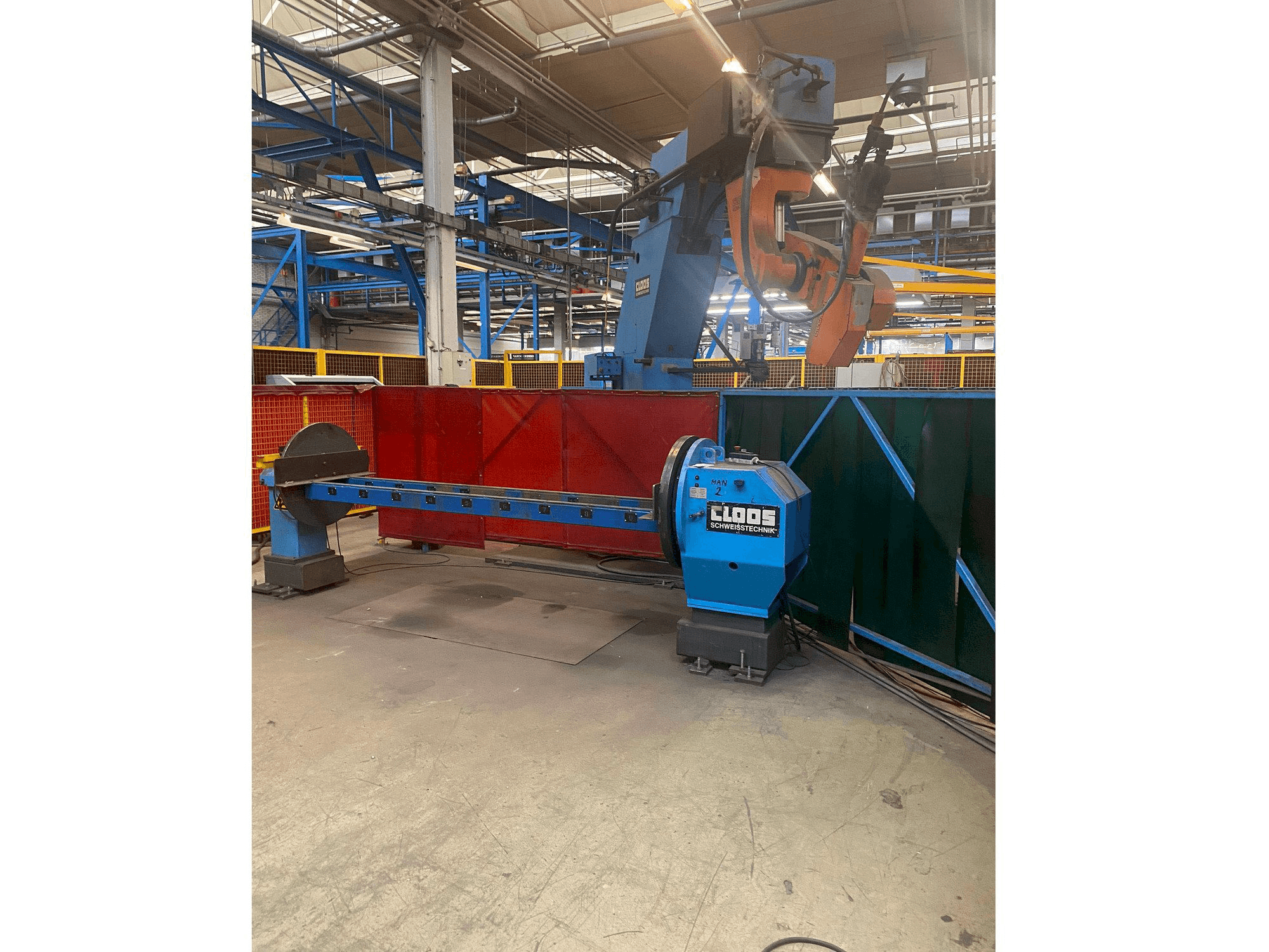 Vooraanzicht van Carl Cloos Romat 310 C-Stander WPV-DP-5000N machine
