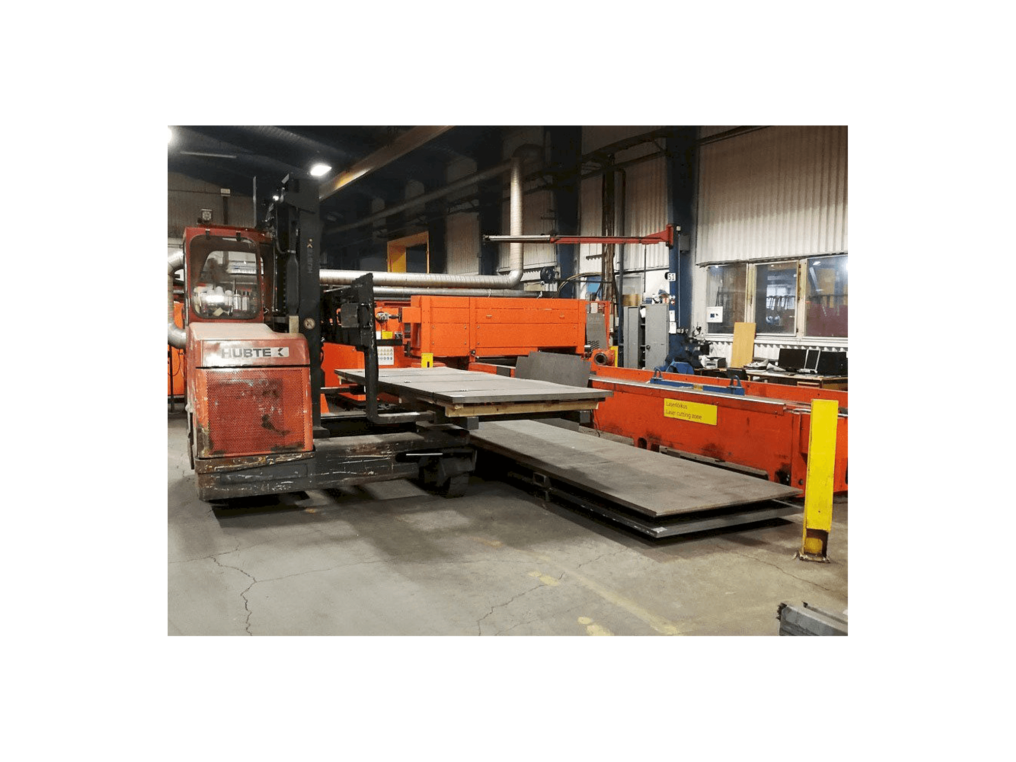 Vooraanzicht van Bystronic ByStar 3015 machine